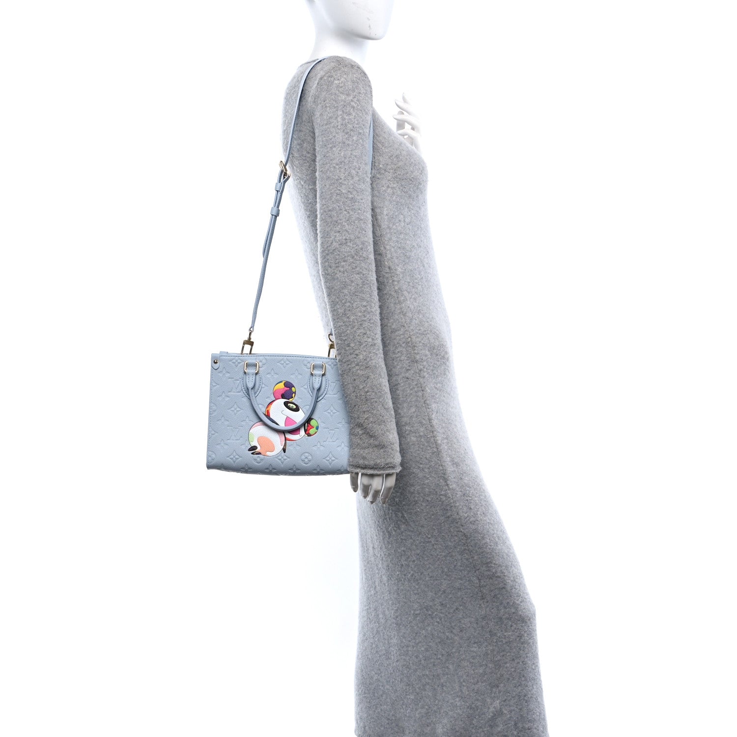 LV X TM Empreinte Monogram Onthego PM Washed Blue