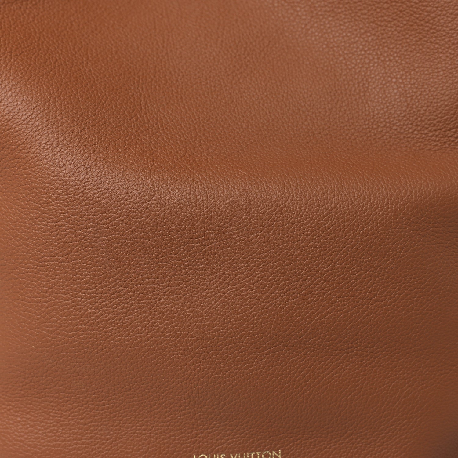 Grained Calfskin Low Key Hobo MM Cognac