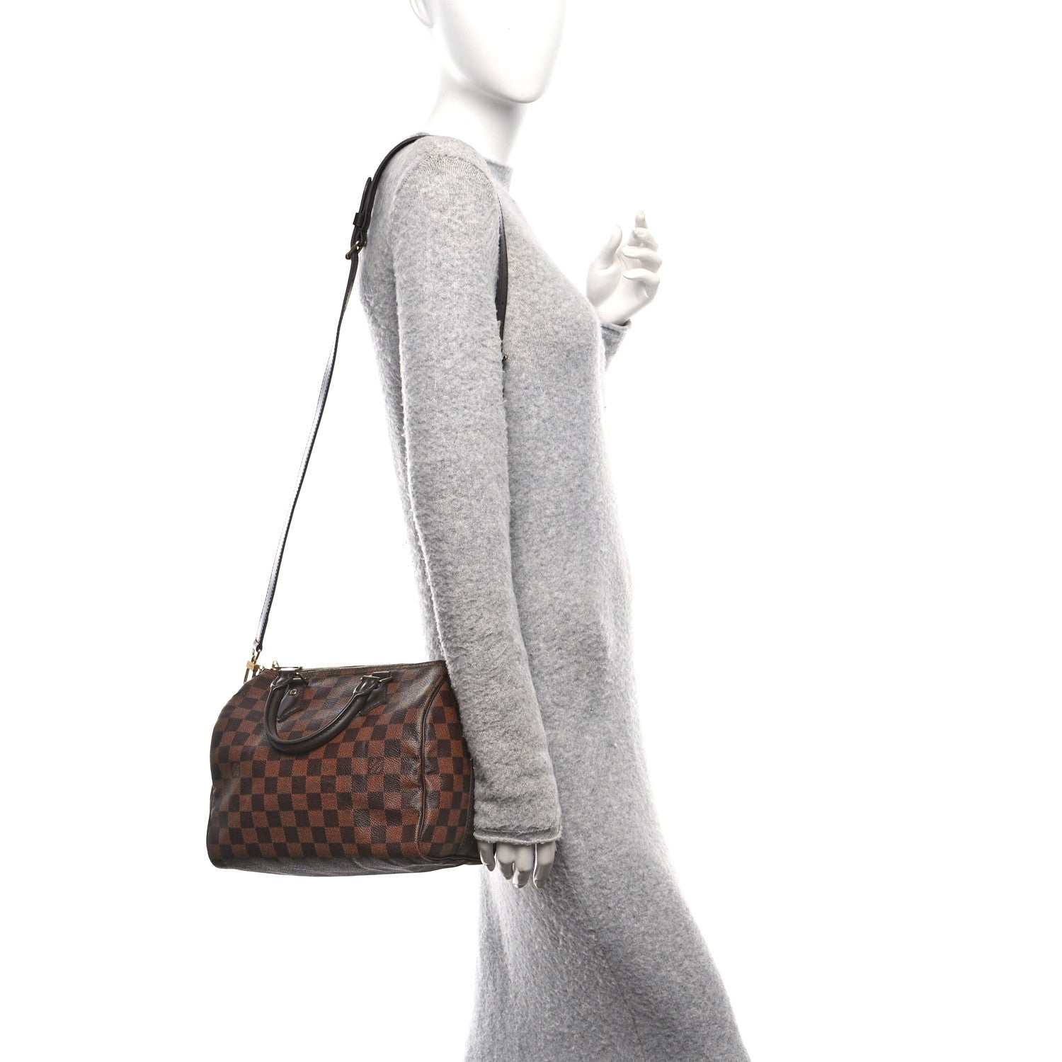 Damier Ebene Speedy Bandouliere 25