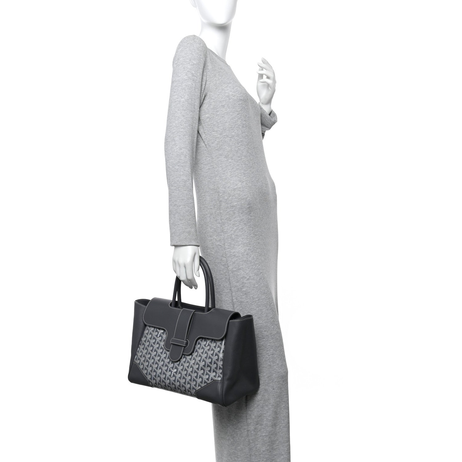 Goyardine Saigon Tote Grey