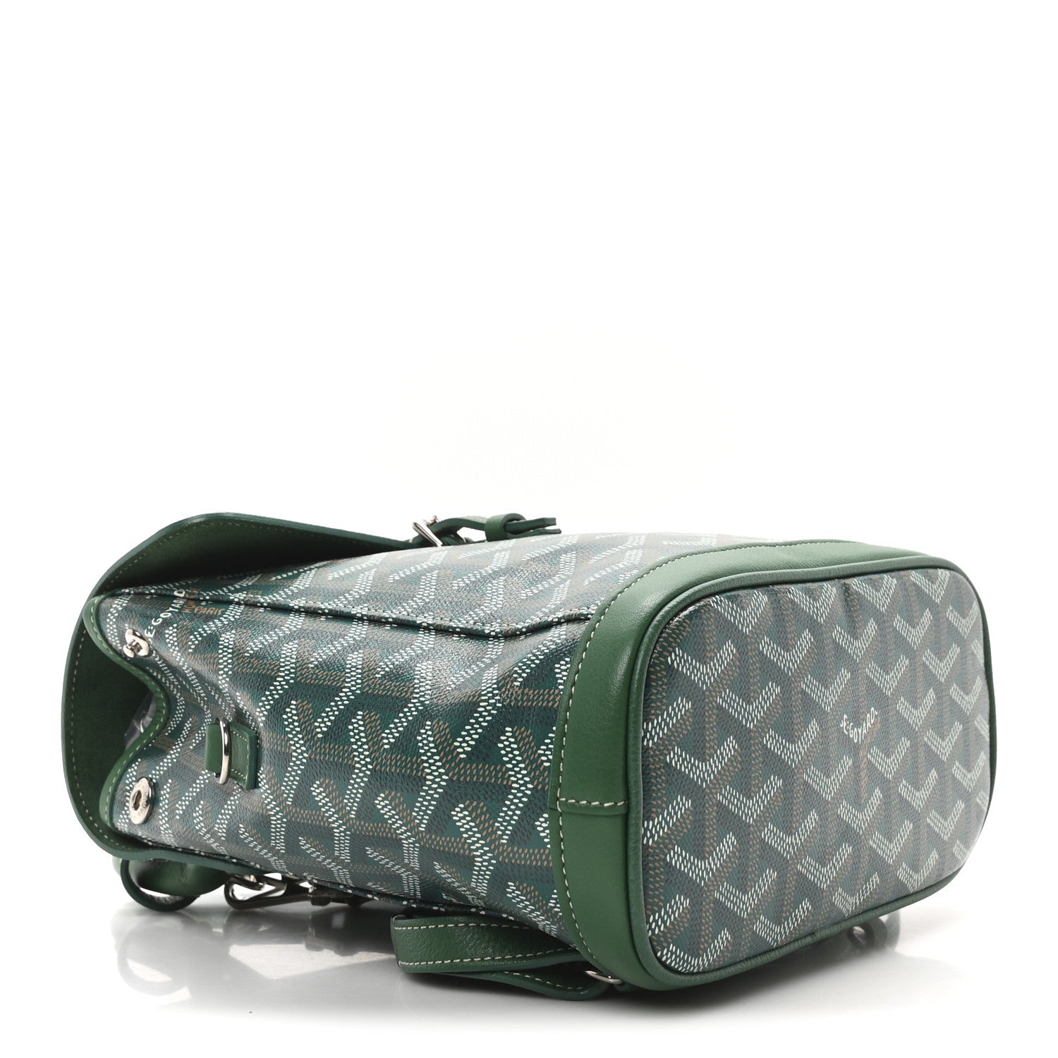 Goyardine Calfskin Mini Alpin Backpack Green