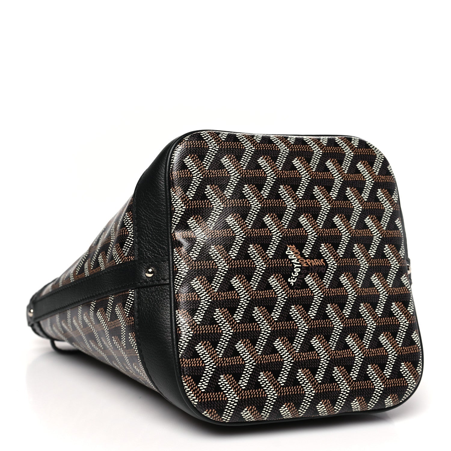 Goyardine Petit Flot Bucket Bag PM Black