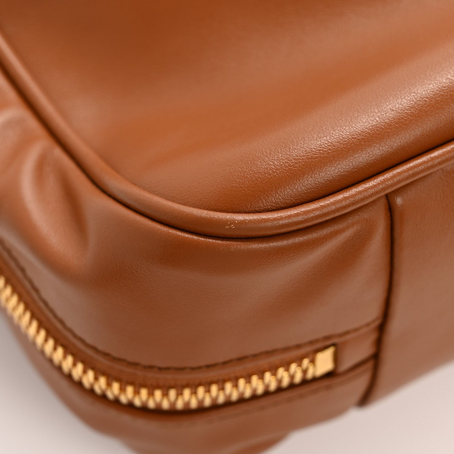 Soft Calf Softy Large Beau Top Handle Bag Cognac