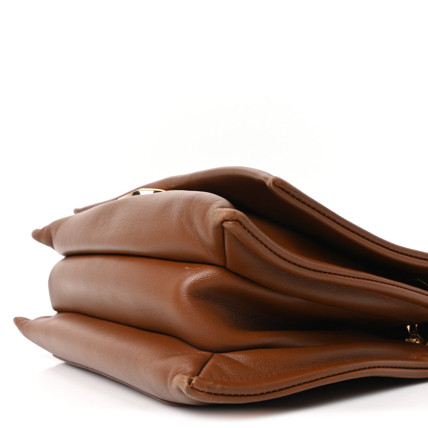 Nappa Vlogo Chain Bag Tobacco