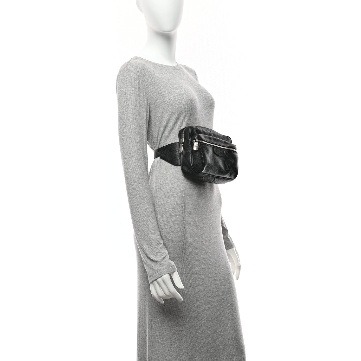 Taiga Monogram Outdoor Bumbag Black