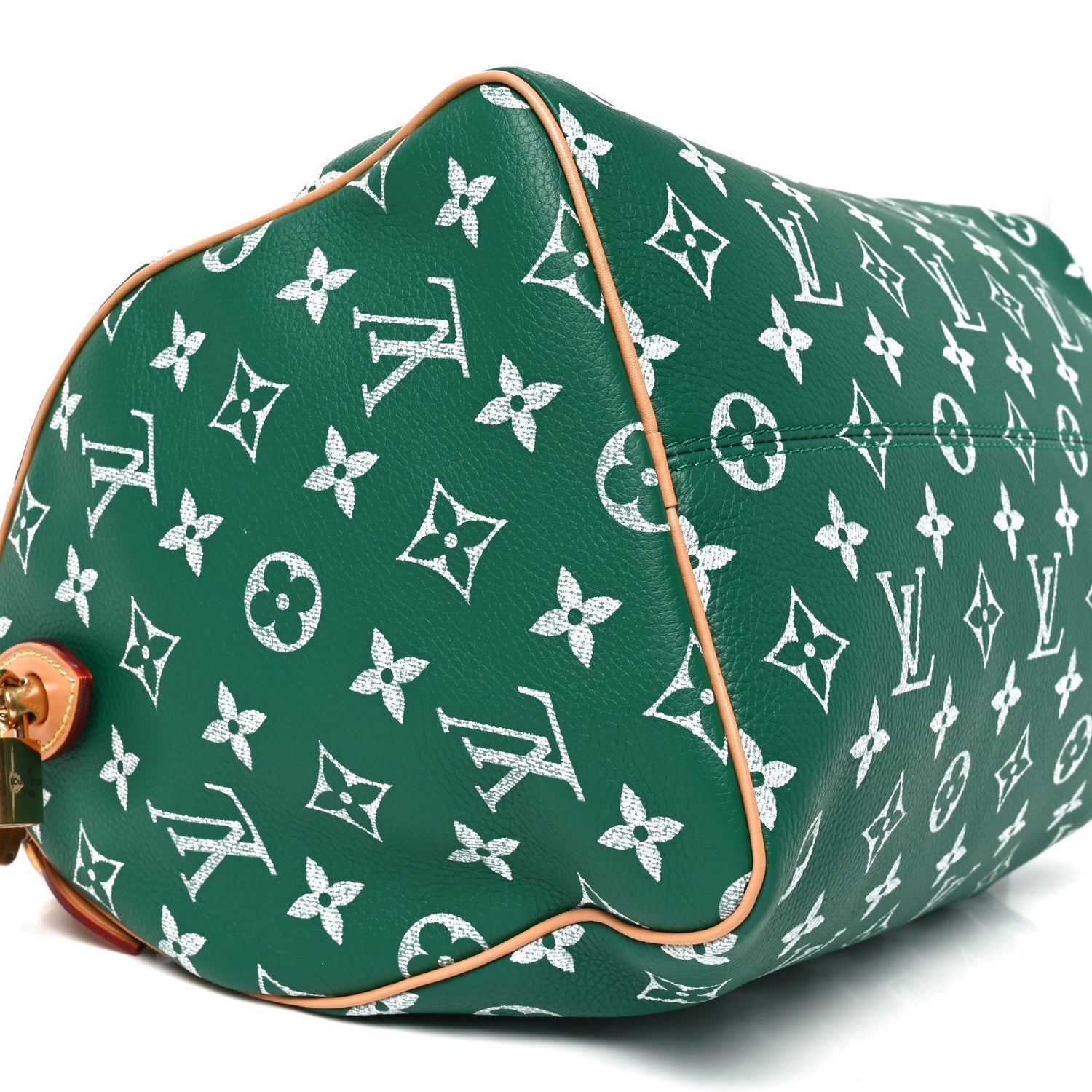 Calfskin Monogram Speedy P9 Bandouliere 30 Green