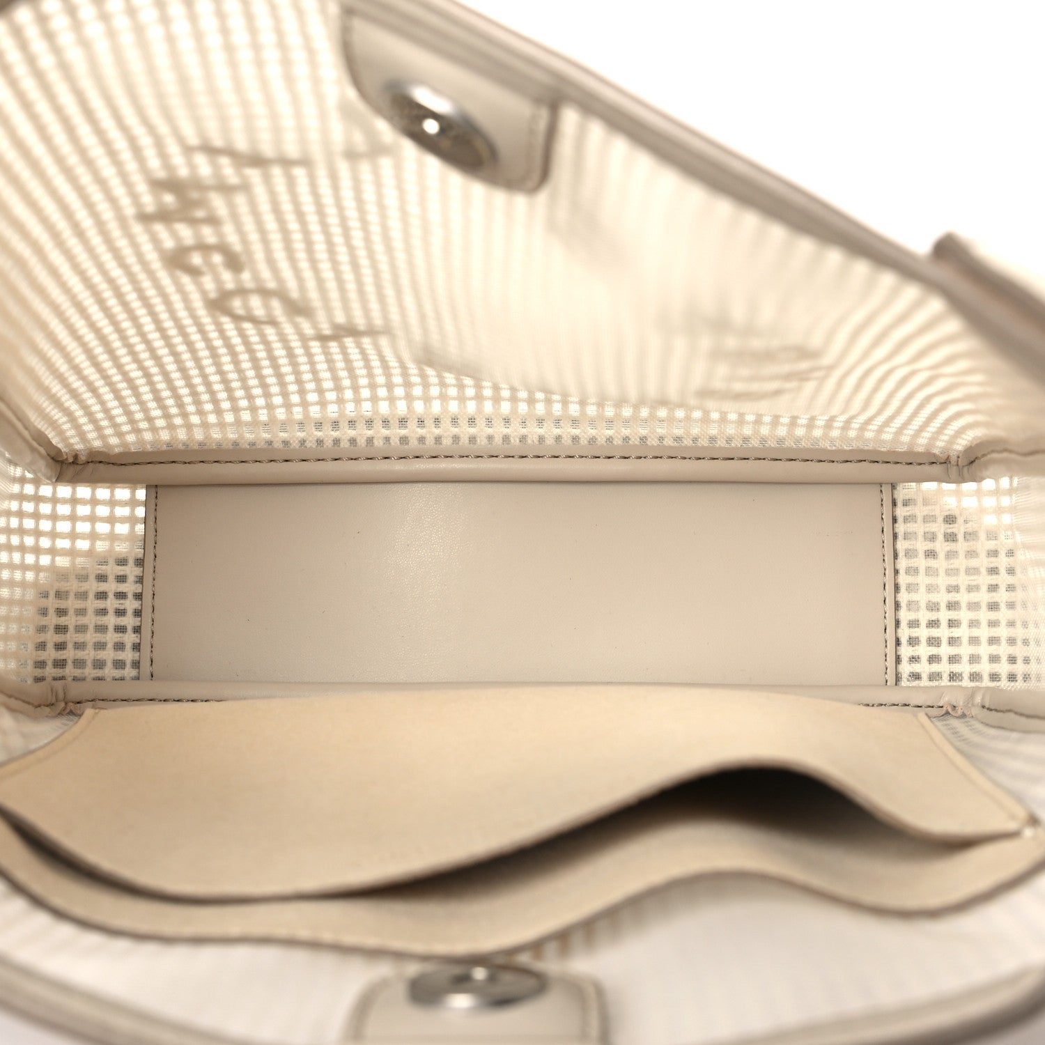 Eco Mesh Logo Mini Crossbody Ivory White