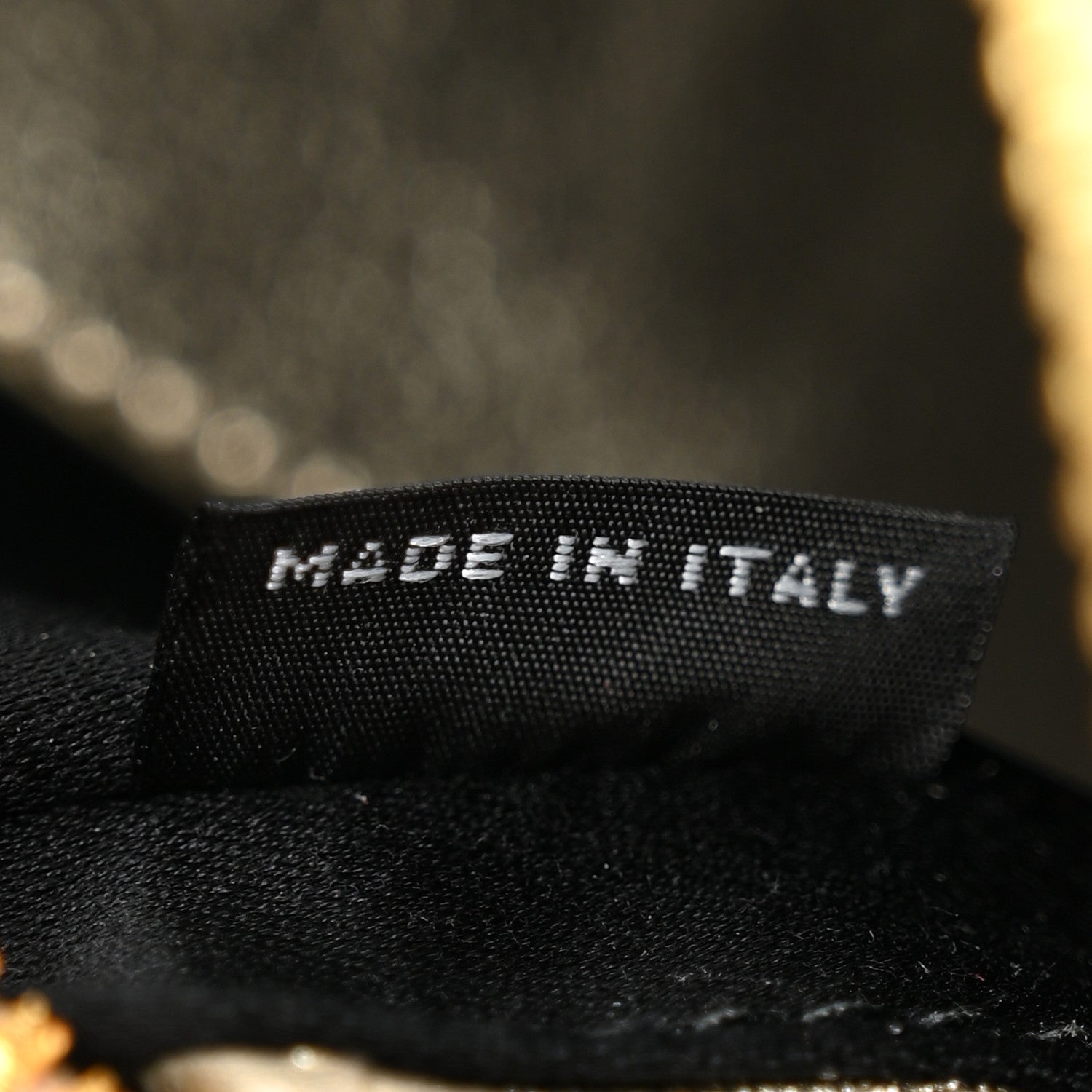 Metallic Nappa Matelasse Mini Arcadie Top Handle Bag Pirite