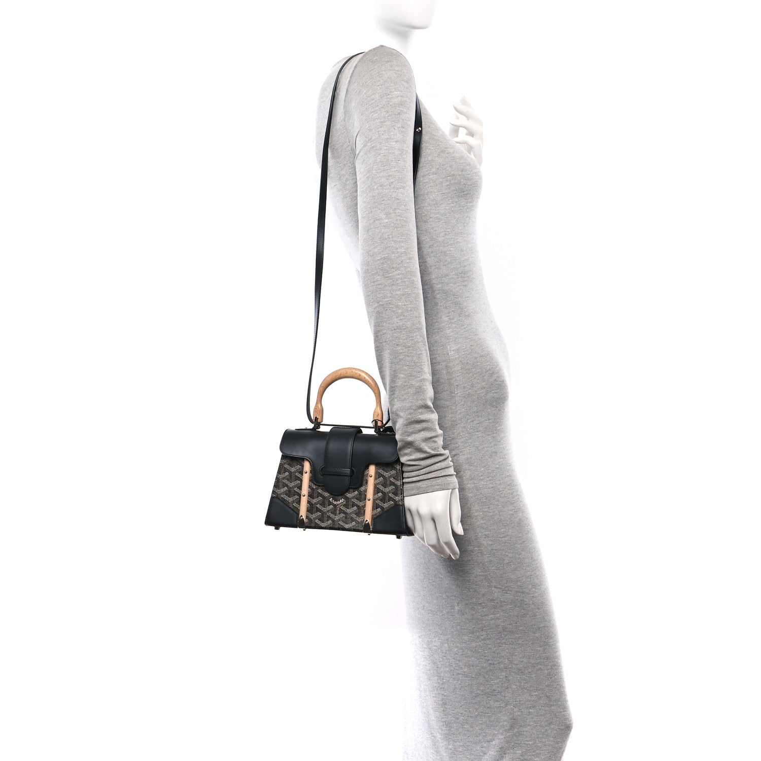 Goyardine Structure Mini Saigon Black