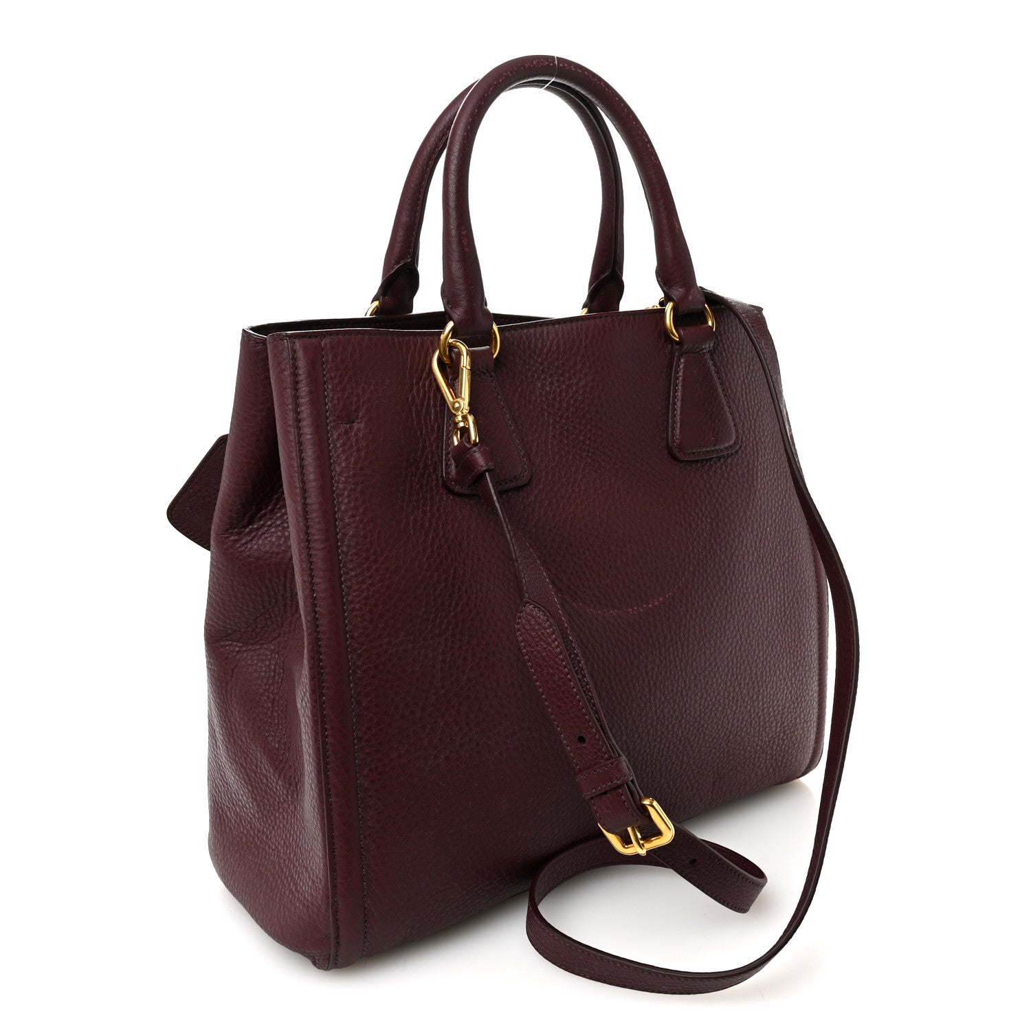 Vitello Daino Tote Granato