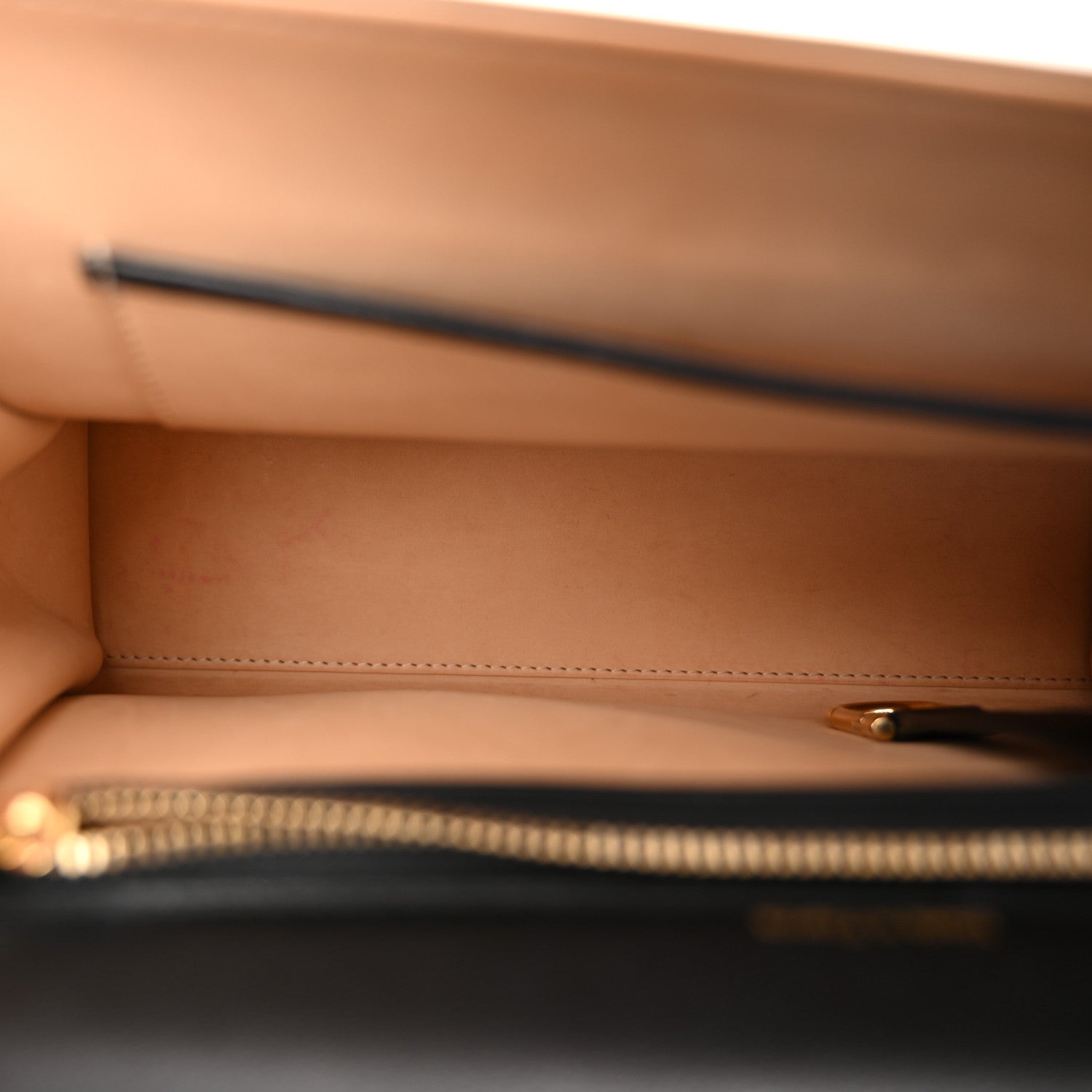 Calfskin MM Tempete Satchel Black