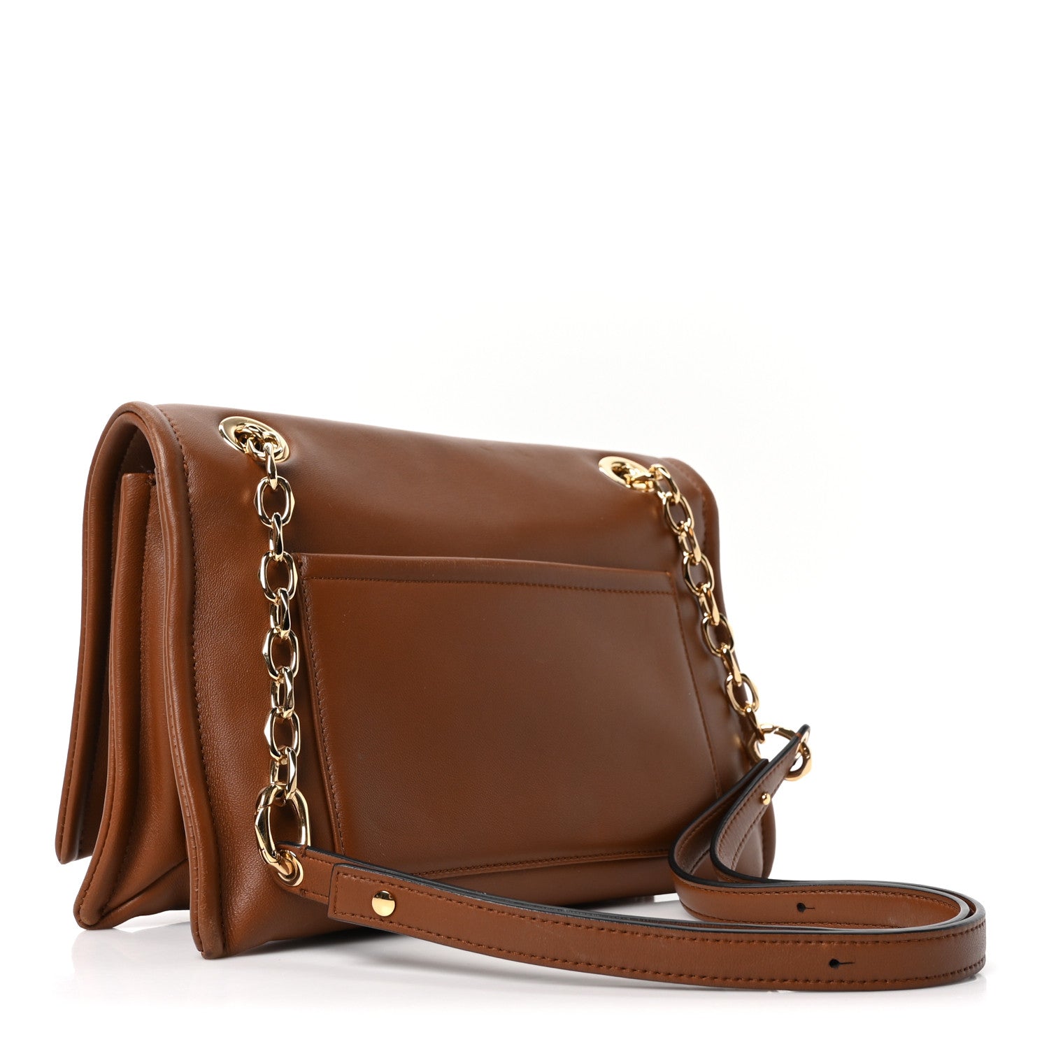 Nappa Vlogo Chain Bag Tobacco