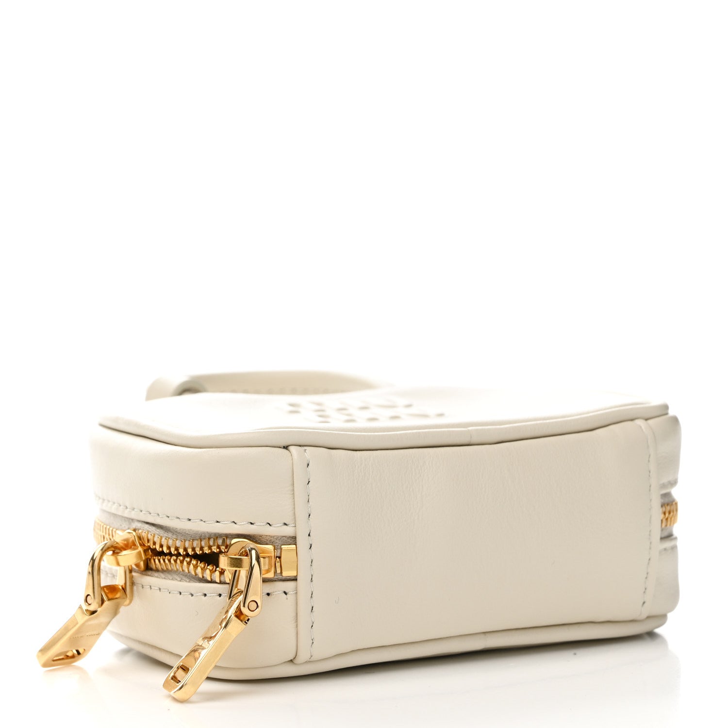 Calfskin Beau Micro Bag Chalk White
