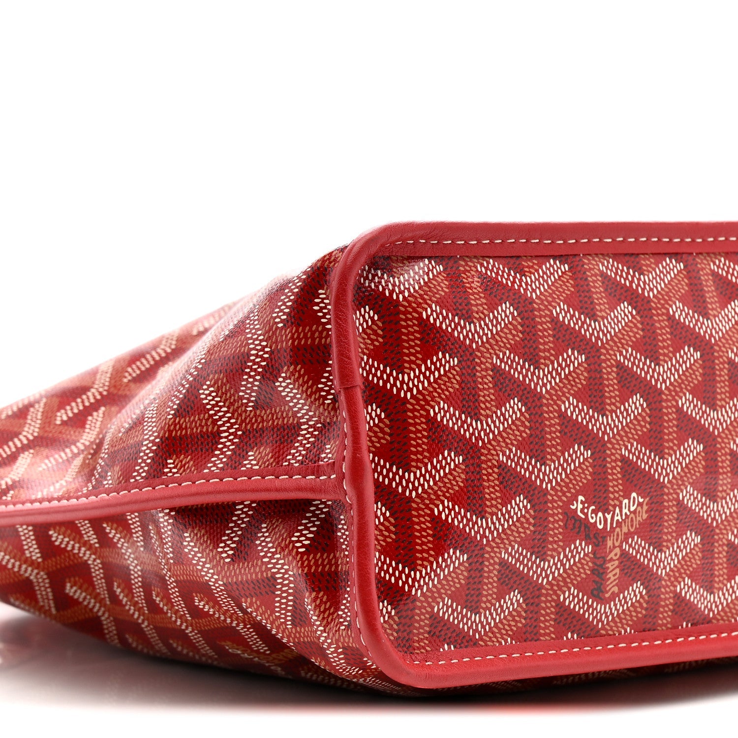 Goyardine Reversible Mini Anjou Red