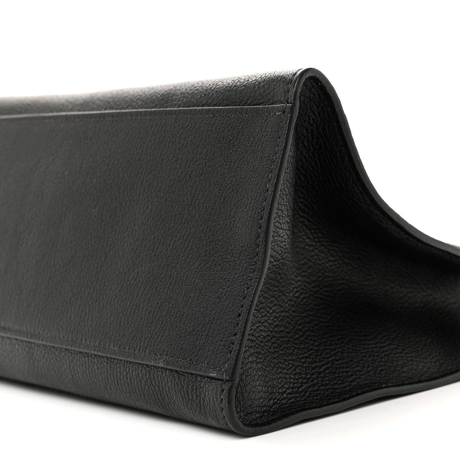 Goatskin Madras Soft Calf Crystal Embellished Tote Black