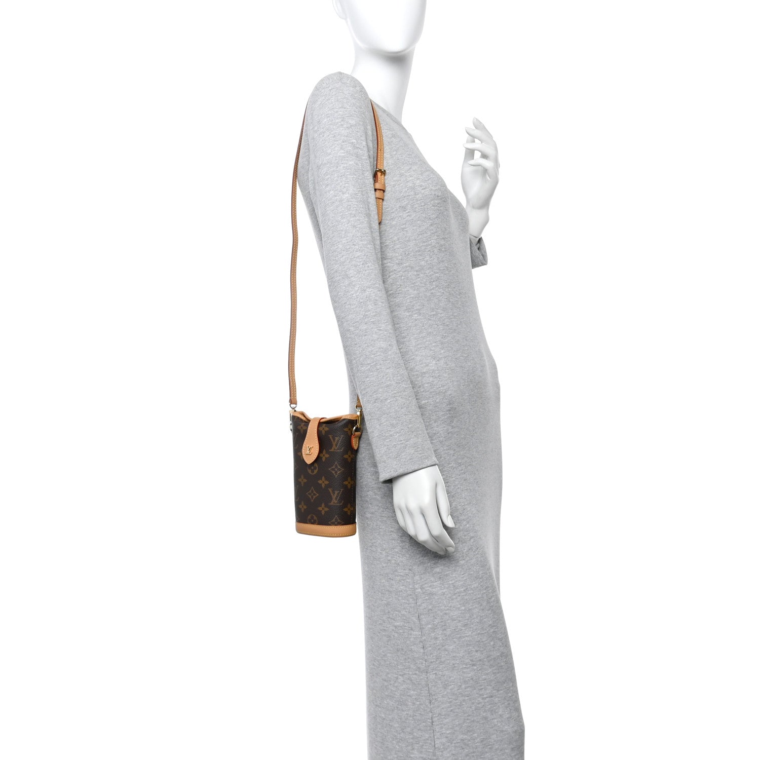 Monogram Fold Me Pouch