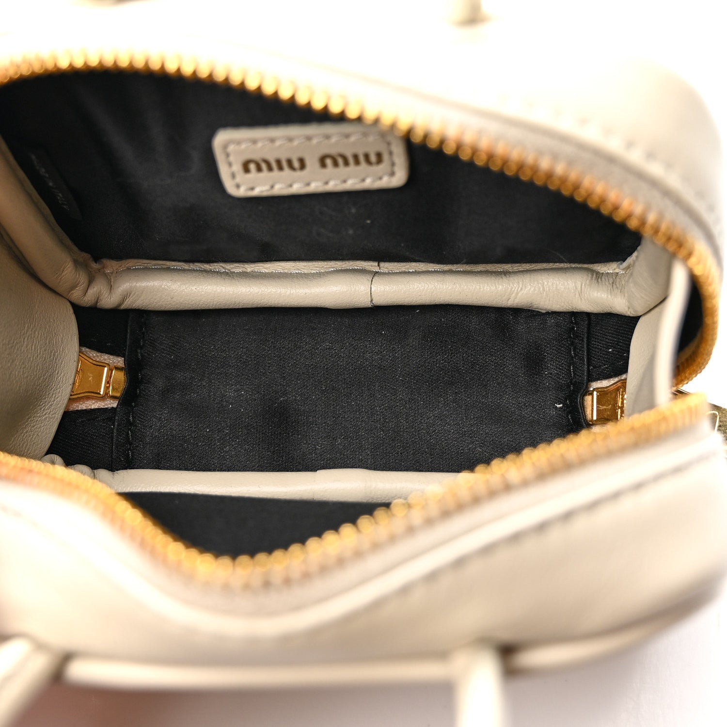 Calfskin Beau Micro Bag Chalk White