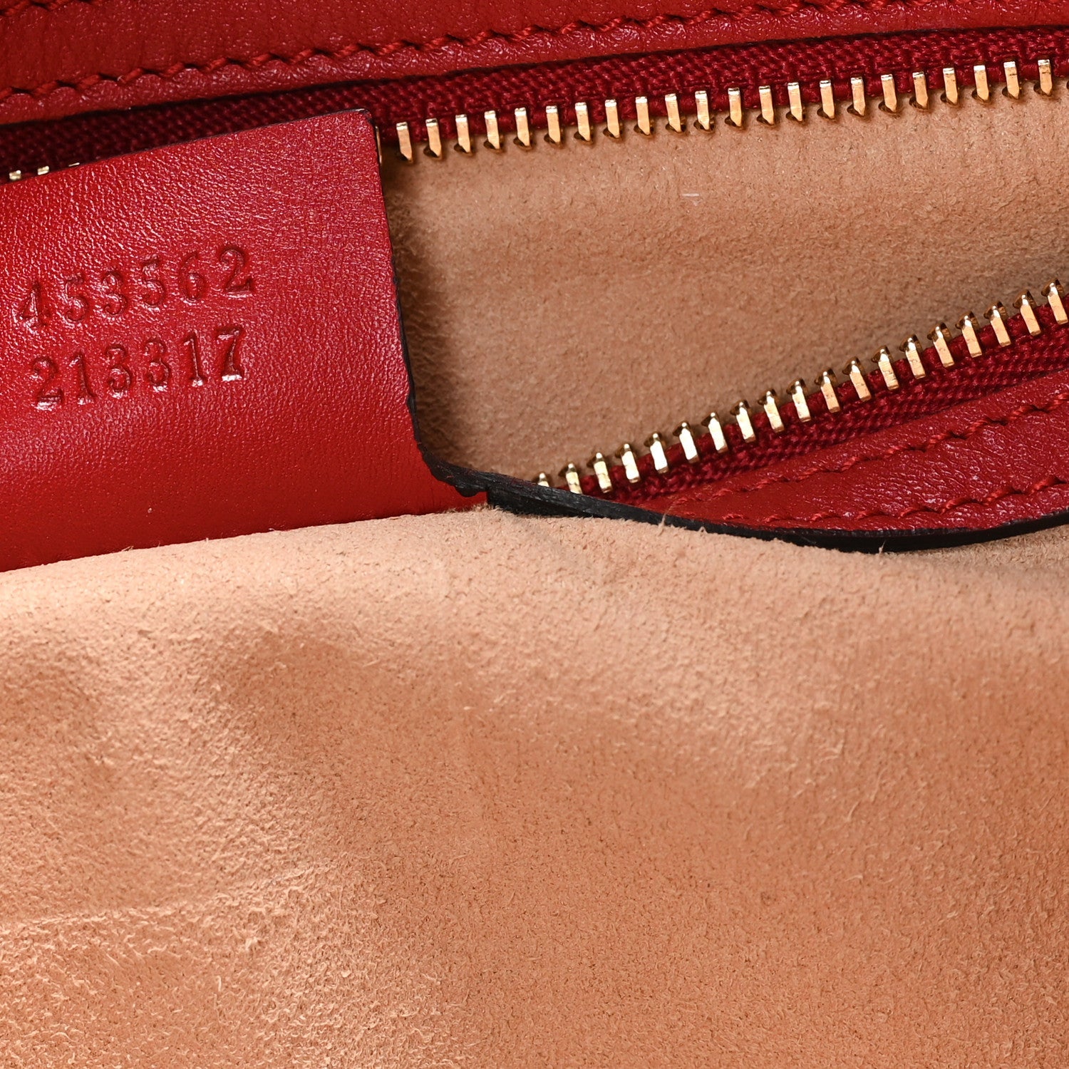 Apollo Calfskin GG Dadini Embroidered Chain Hobo Hibiscus Red