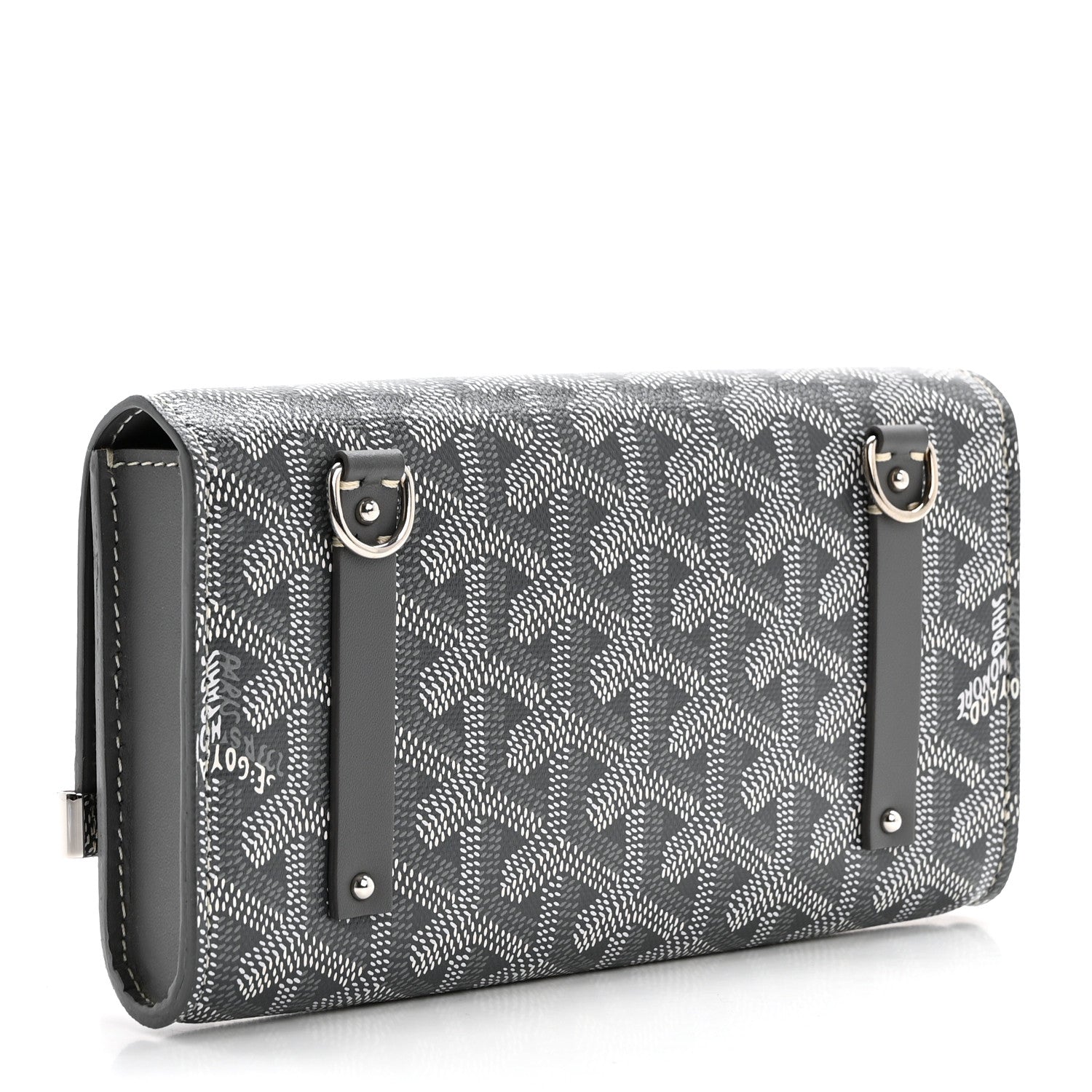 Goyardine Monte Carlo Bois Clutch Grey