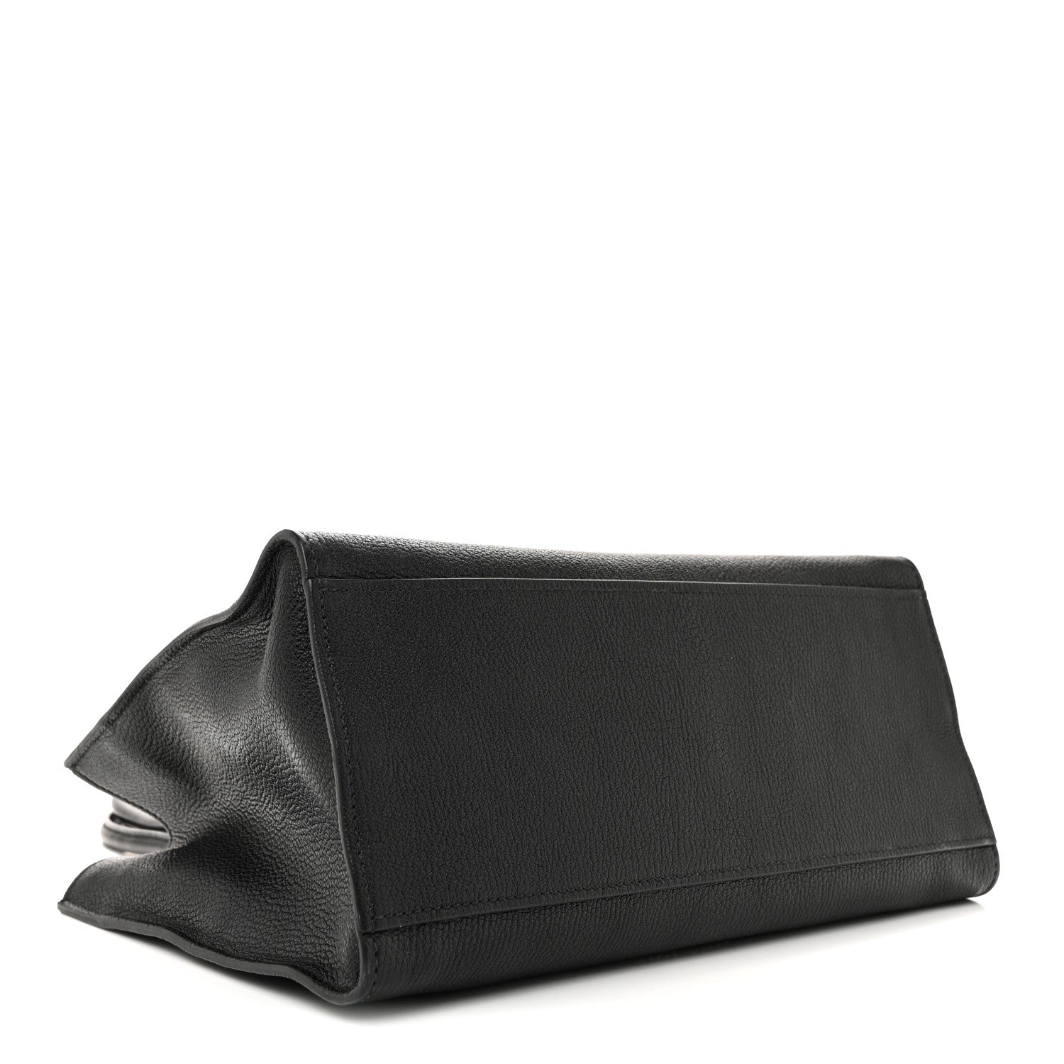 Goatskin Madras Soft Calf Crystal Embellished Tote Black