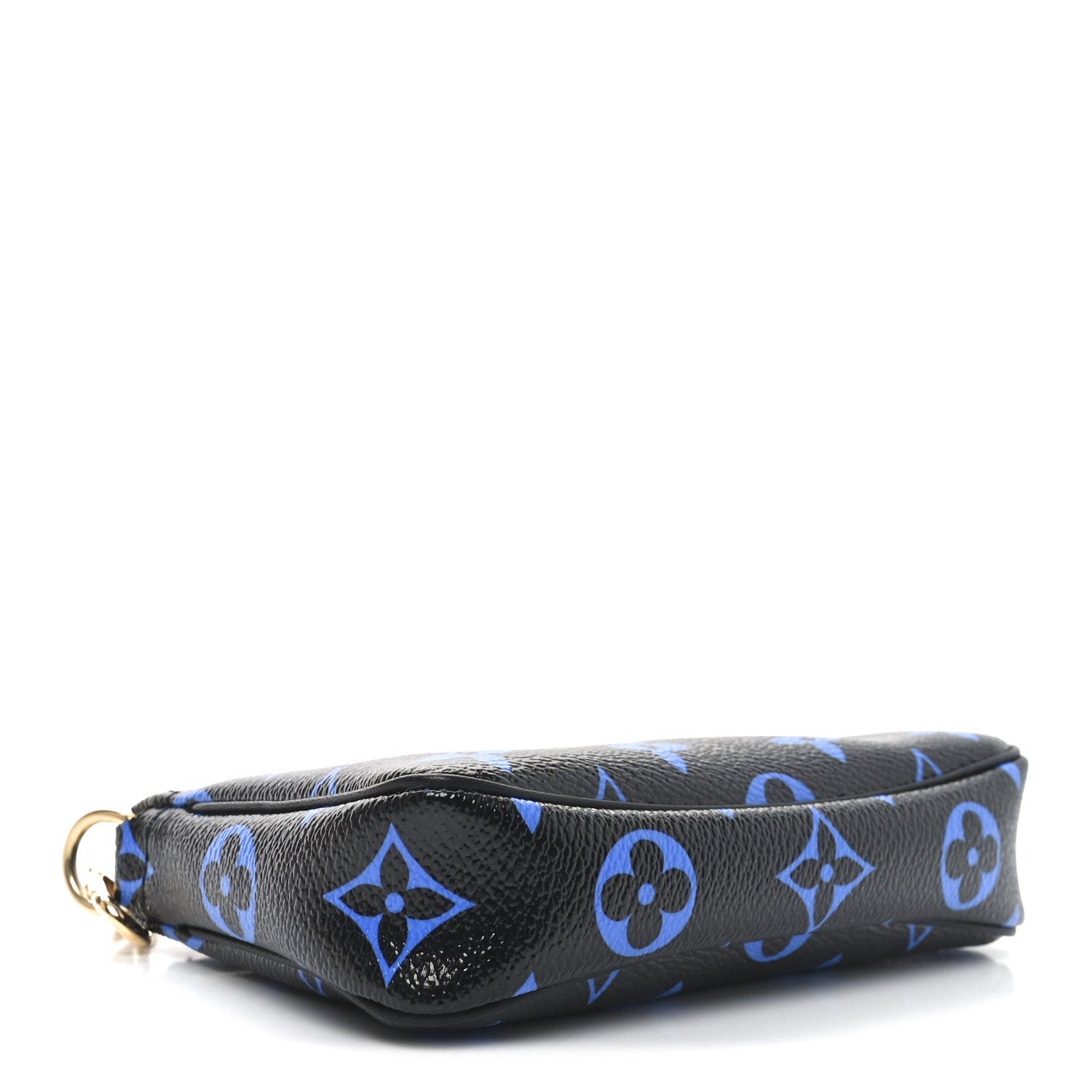 Colored Monogram Mini Pochette Accessories Blue Black