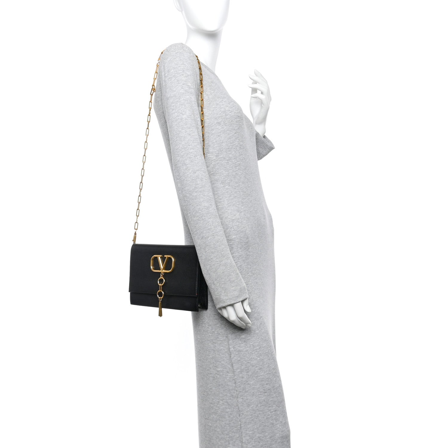 Vitello VCase Shoulder Bag Black