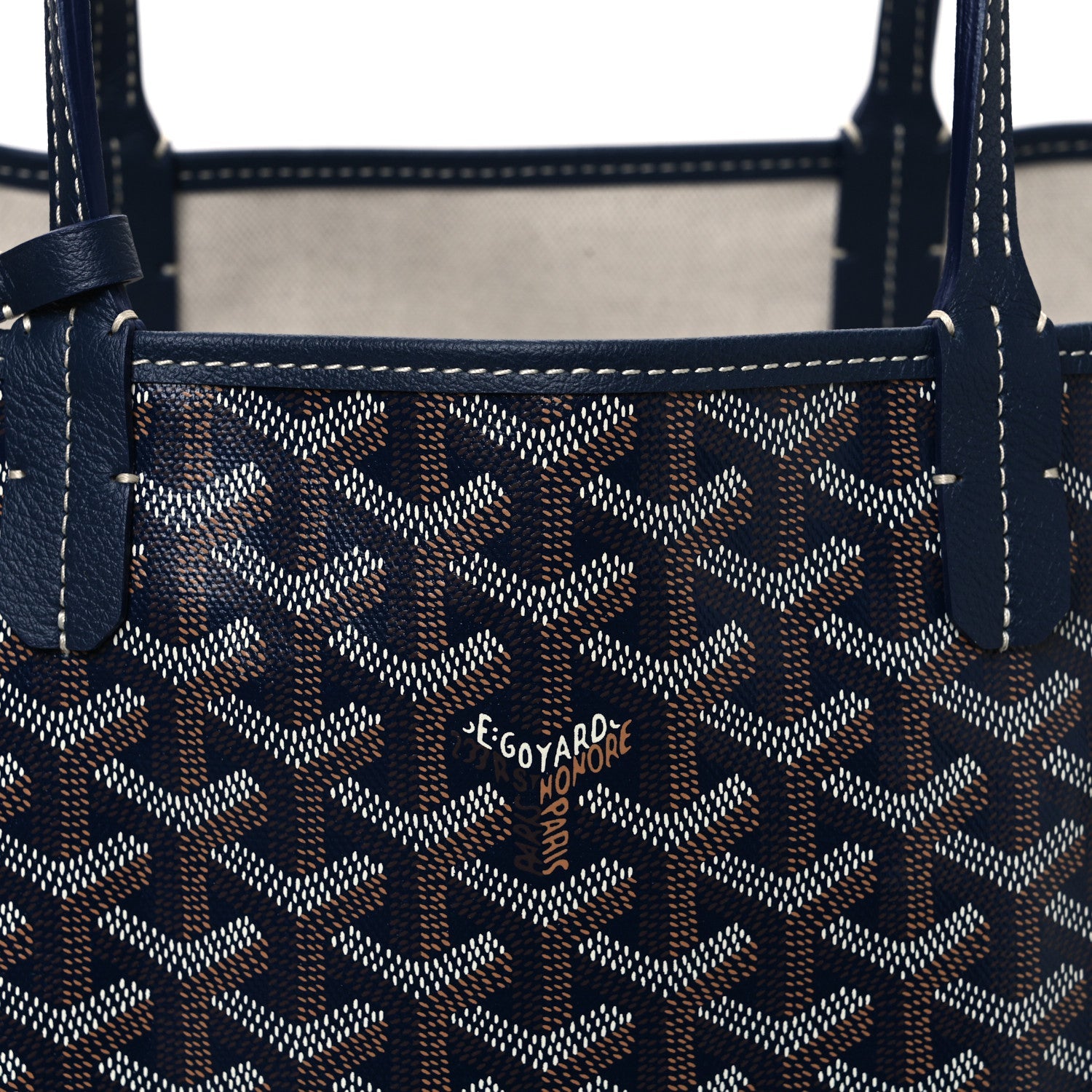 Goyardine Saint Louis PM Navy