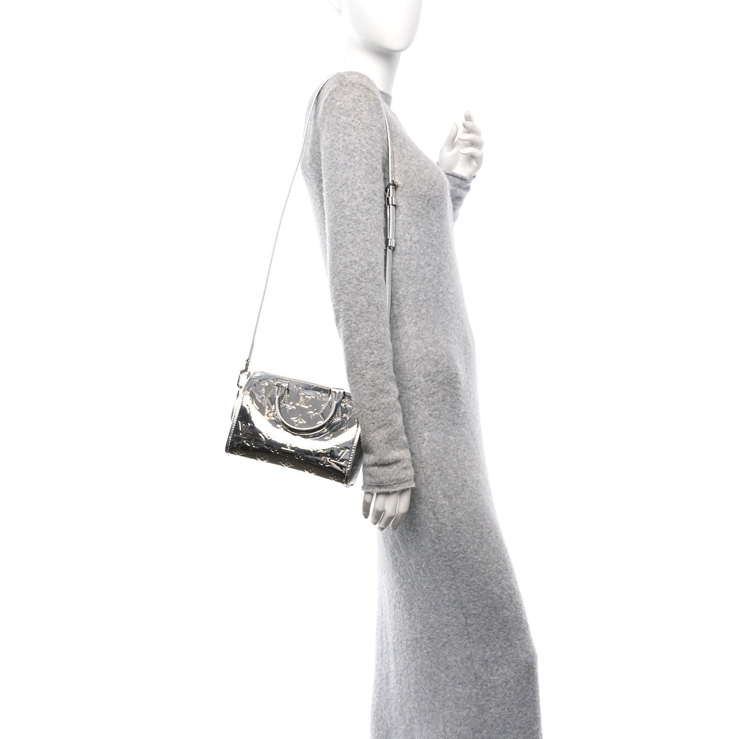 Monogram Miroir Speedy Bandouliere 20 Silver