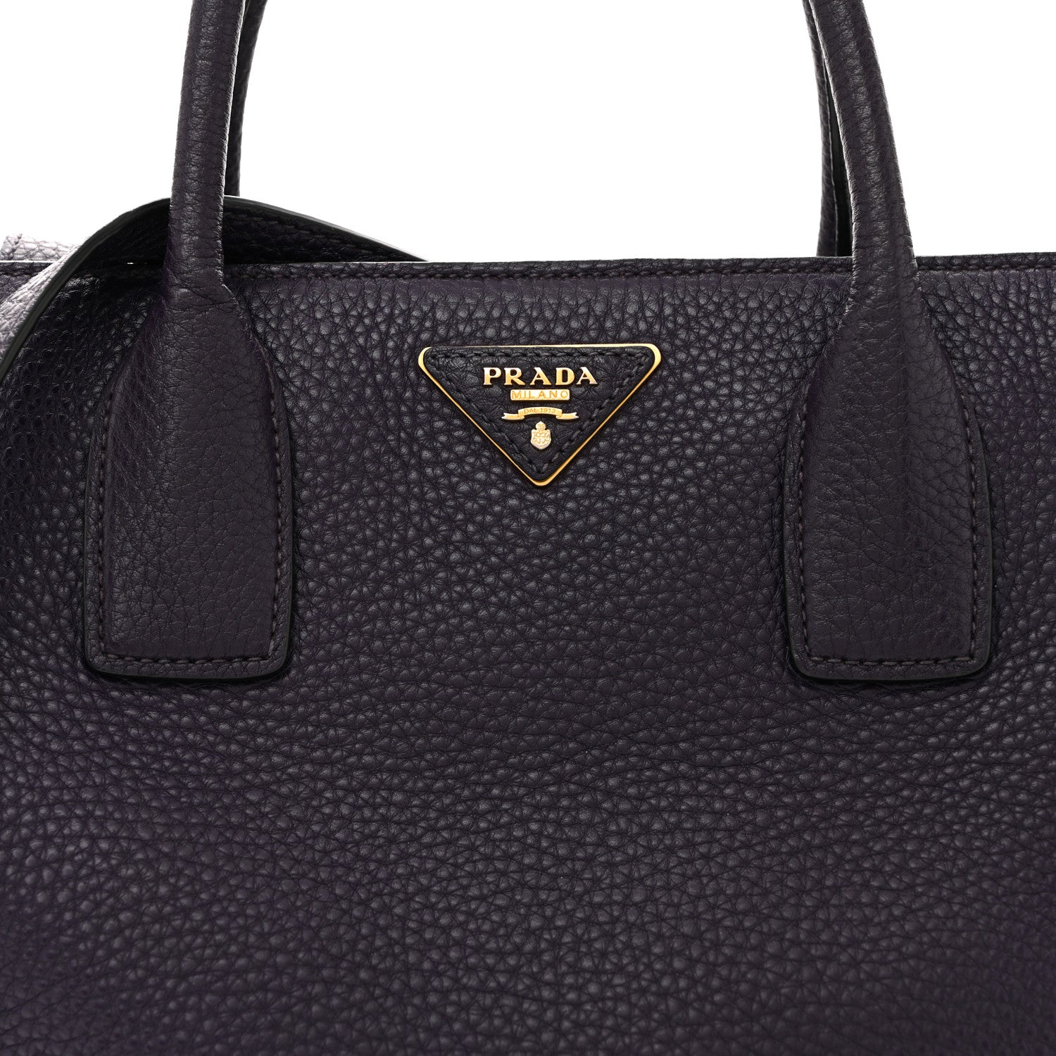 Vitello Daino Shopping Tote Viola