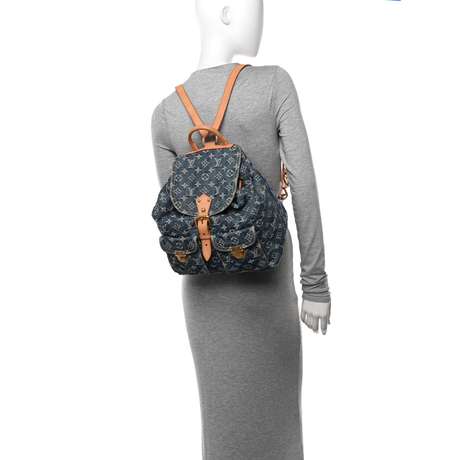 Denim Sac a Dos Backpack GM Blue