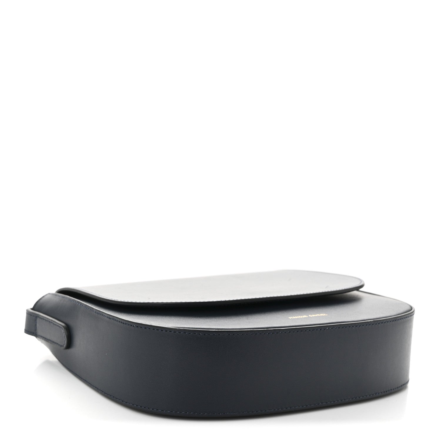 Calfskin Flap Crossbody Bag Blu