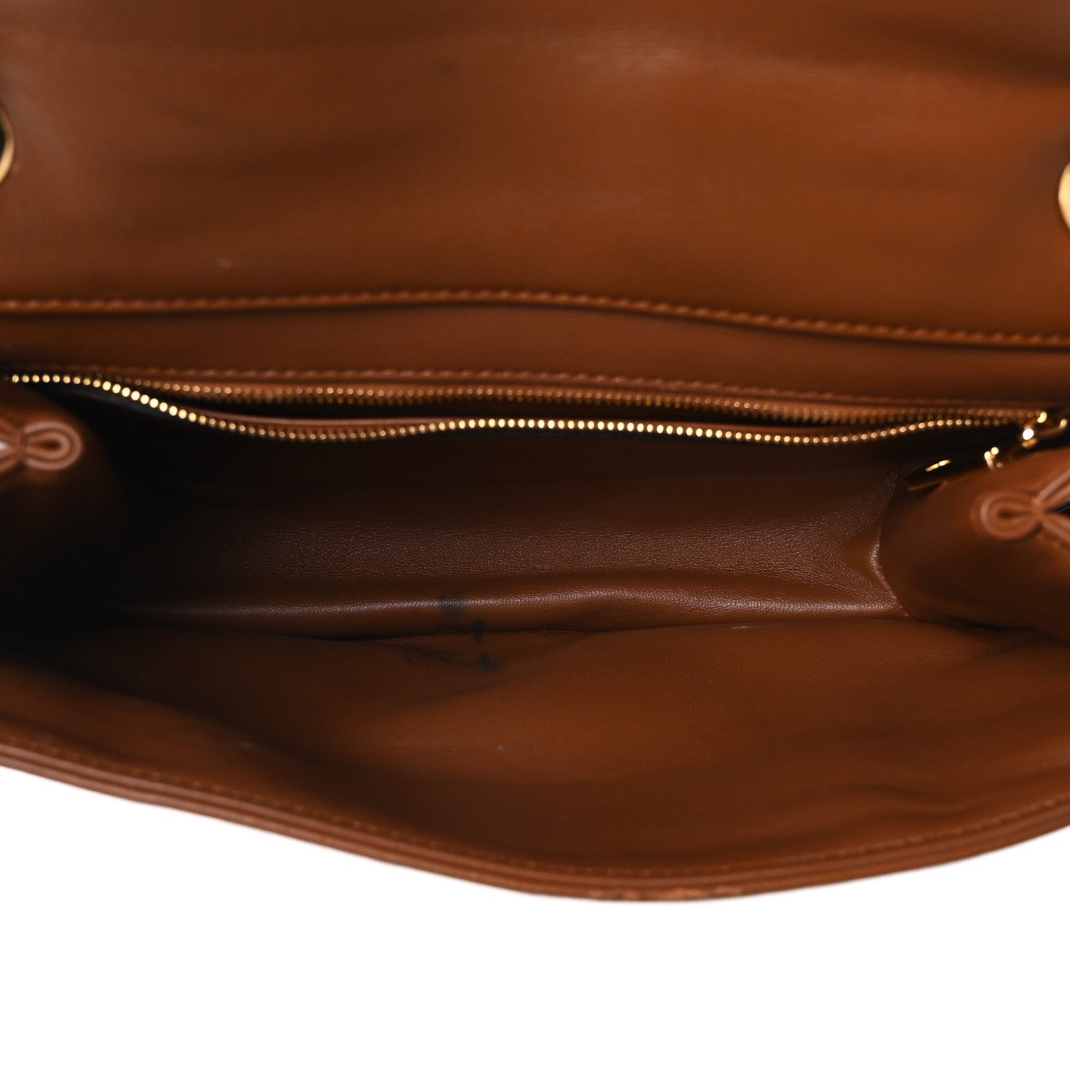 Nappa Vlogo Chain Bag Tobacco