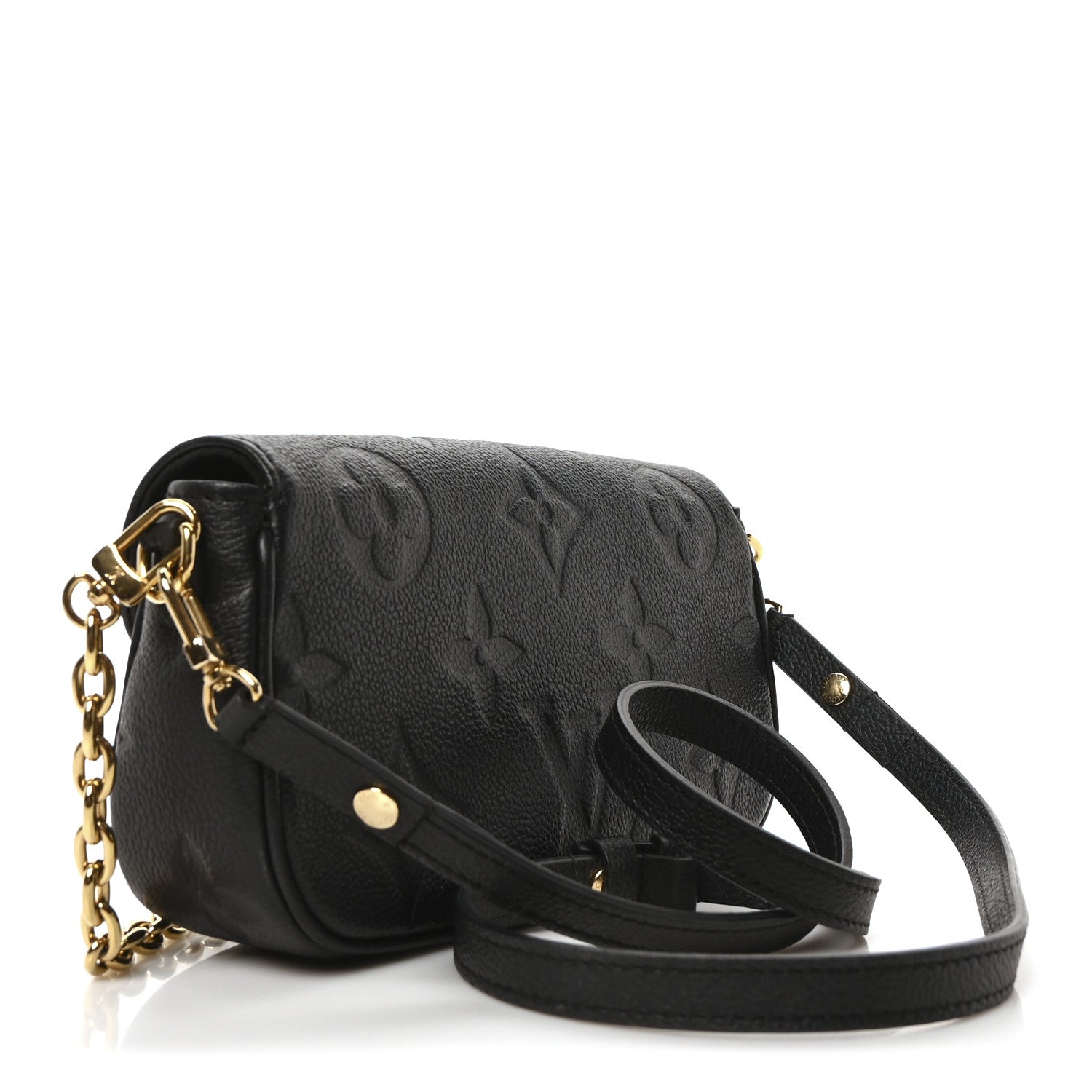 Empreinte Monogram Giant Ivy Wallet On Chain Black