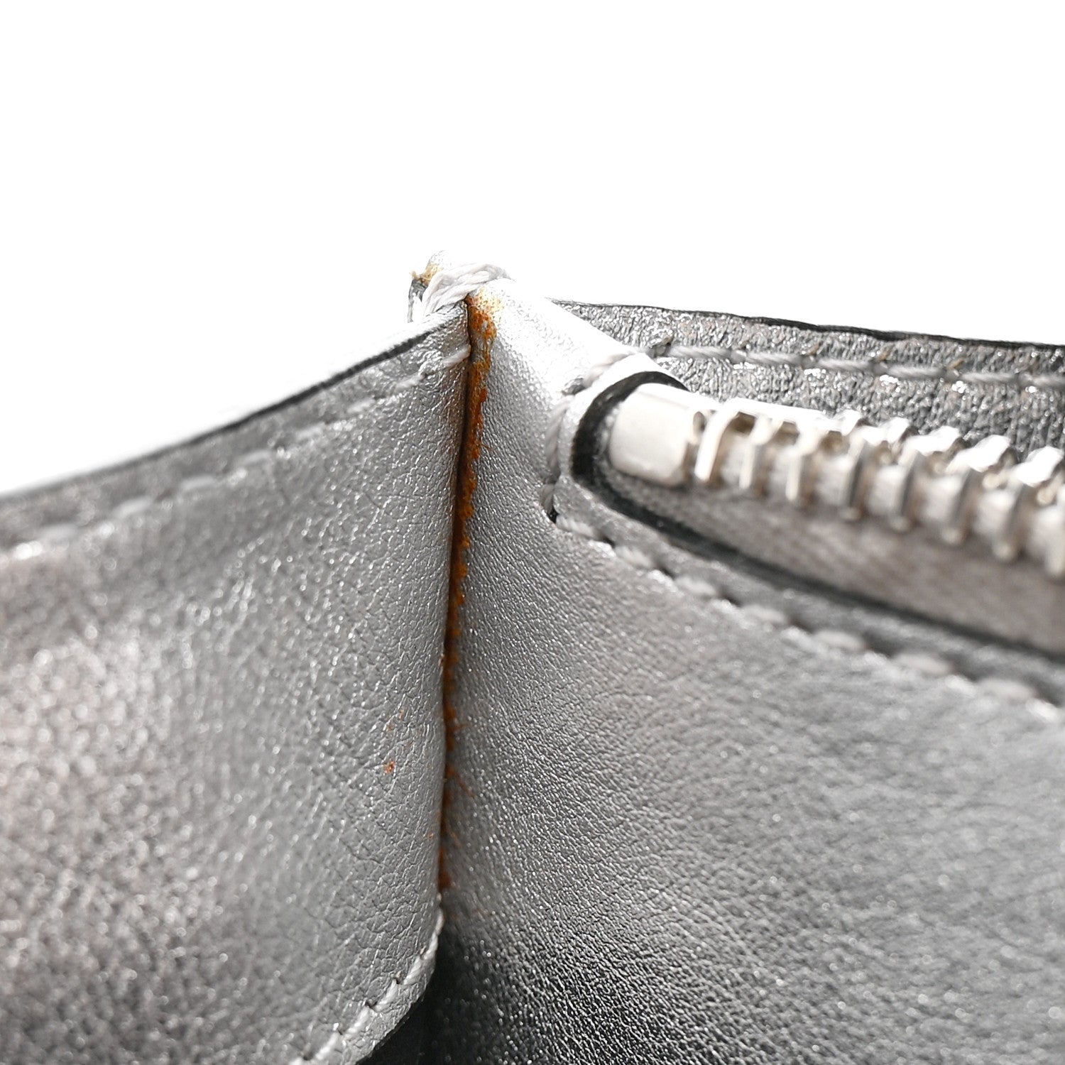 Metallic Calfskin Small Rockstud No Limit Shoulder Bag Silver