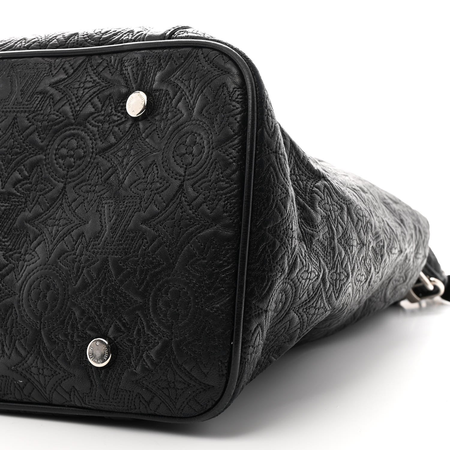 Monogram Lambskin Antheia Ixia GM Black