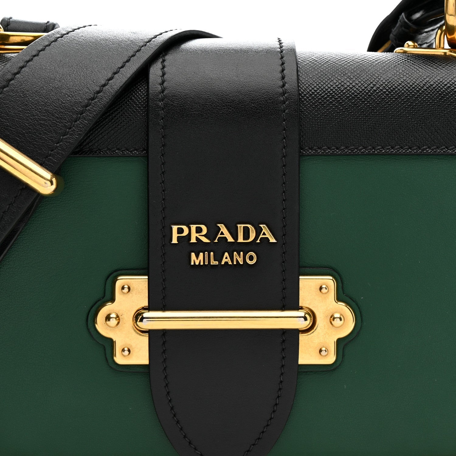 City Calf Saffiano Cahier Bag Biliardo Black