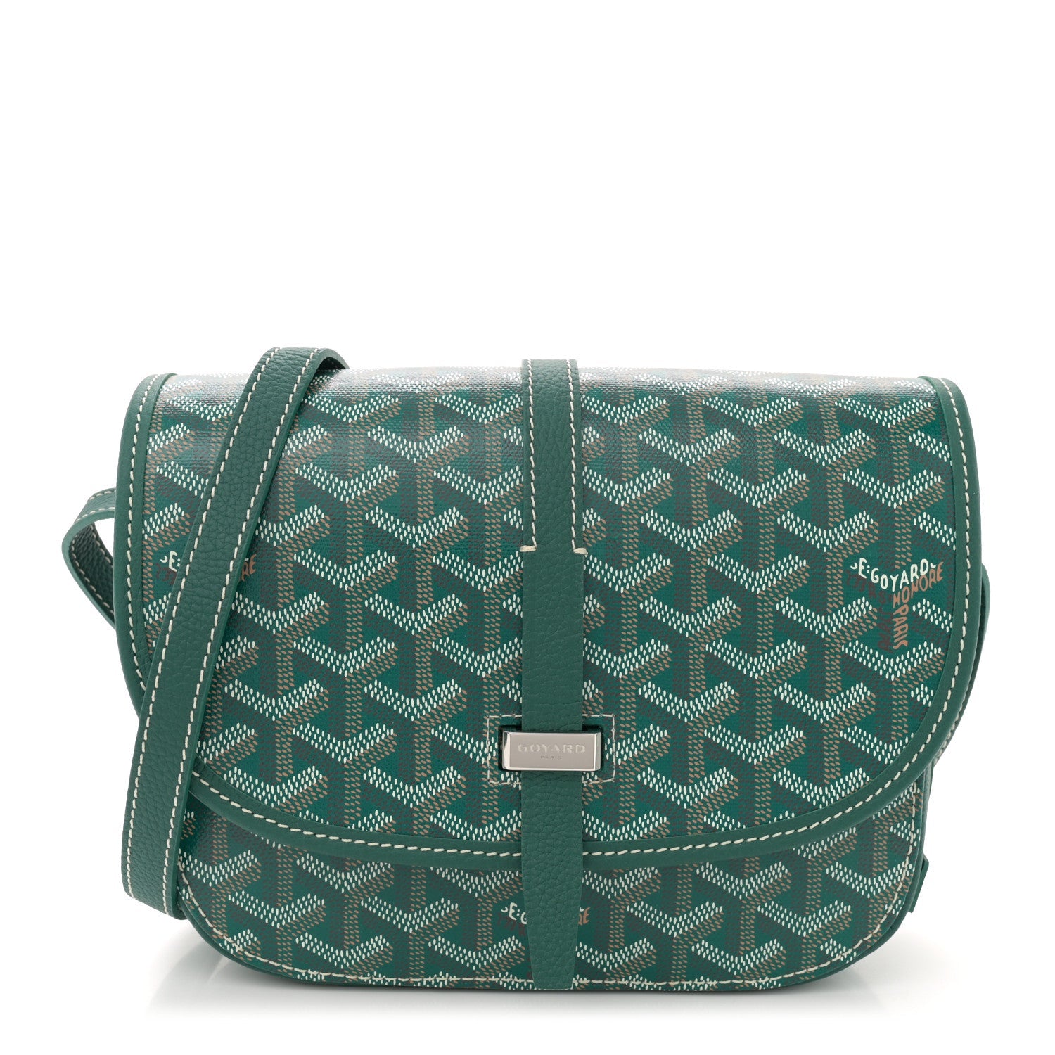 Goyardine Belvedere II PM Messenger Bag Green