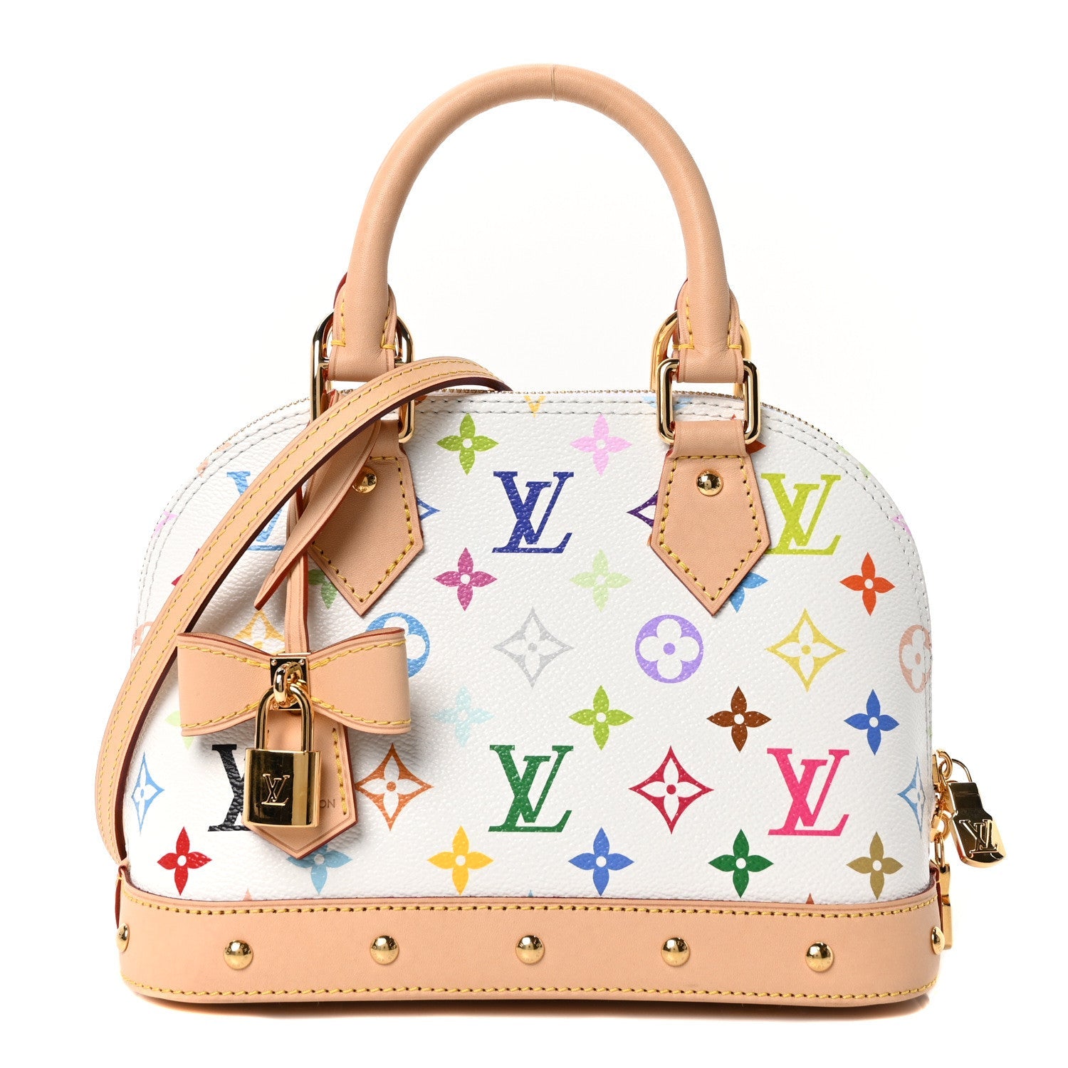 LV x TM Monogram Multicolor Alma BB White
