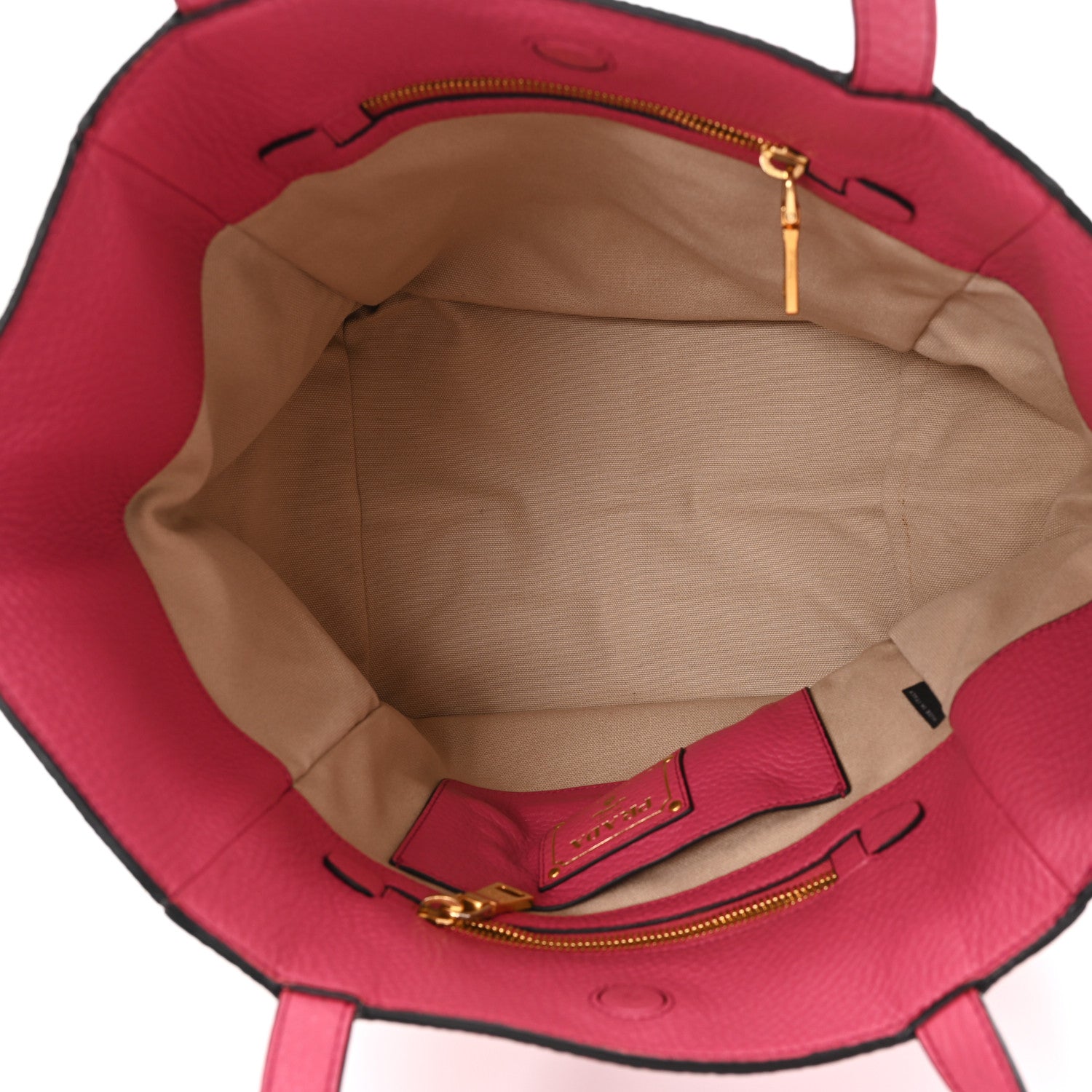 Vitello Daino Shopping Tote Peonia