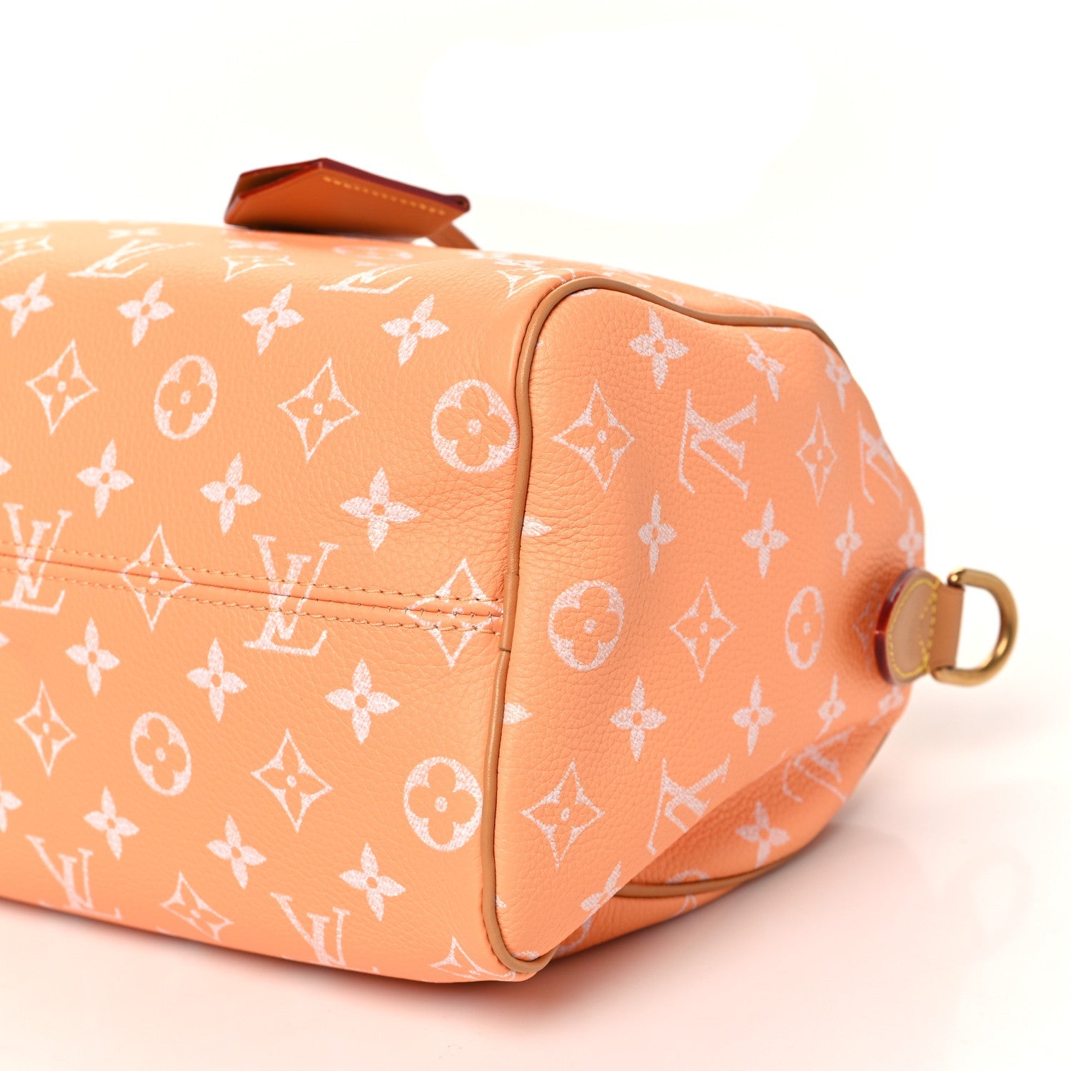 Calfskin Monogram Speedy P9 Bandouliere 25 Summer Peach