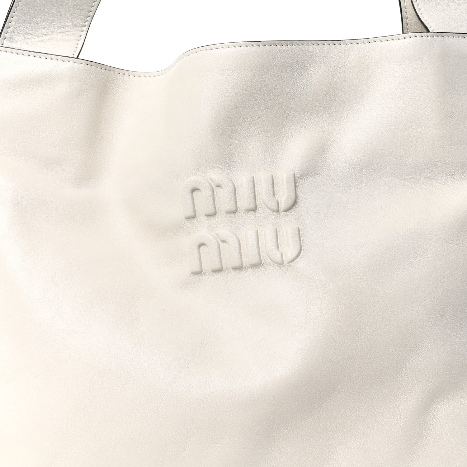 Soft Calf Hobo Bag White
