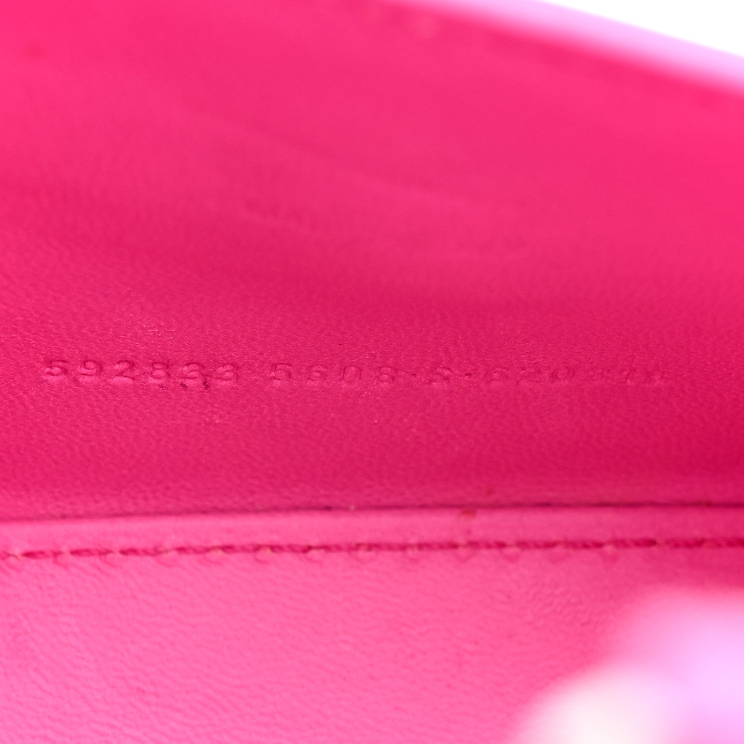 Shiny Calfskin Crocodile Embossed Hourglass Top Handle Bag XS Neon Pink