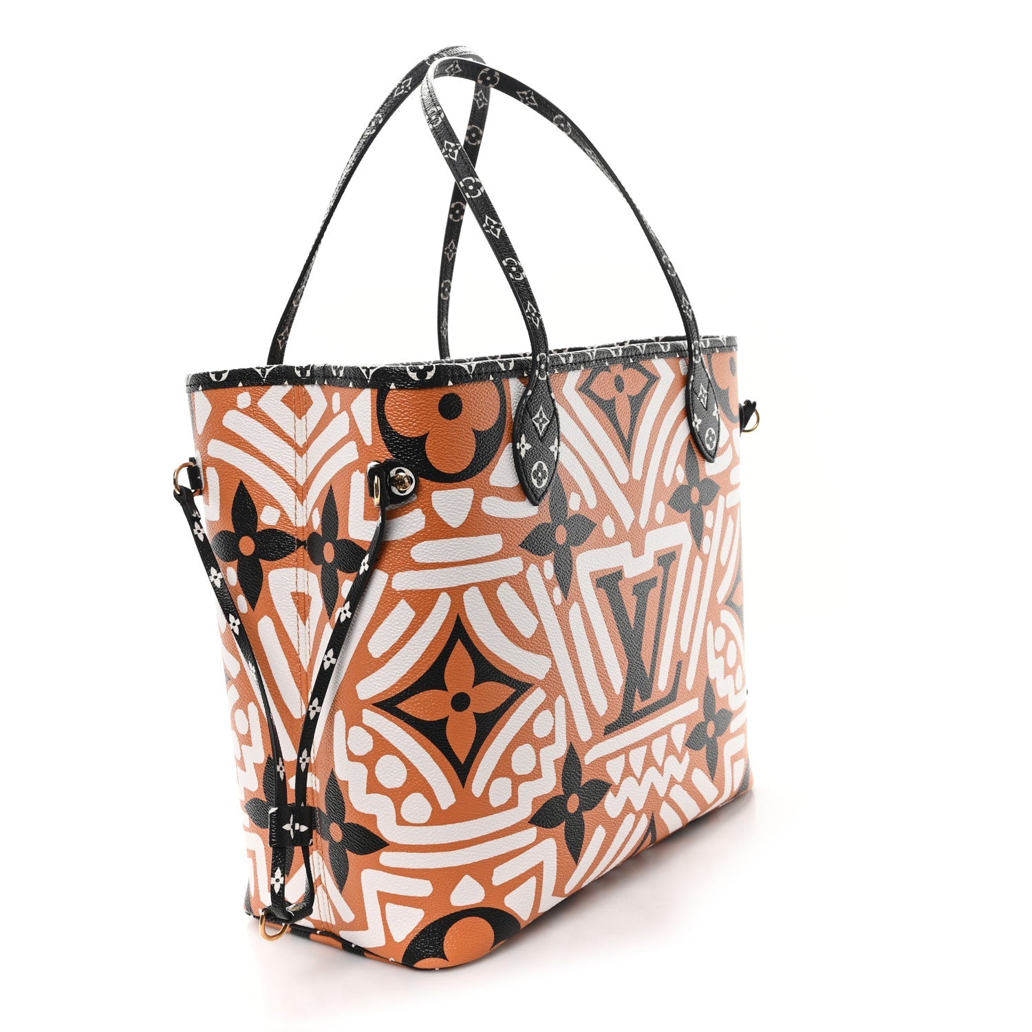 Monogram Giant Crafty Neverfull MM Creme Caramel