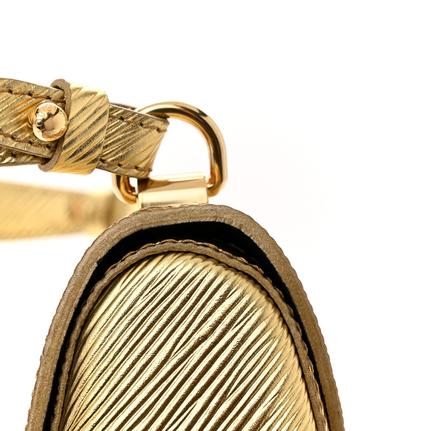 Epi Twist Shoulder Bag PM Gold