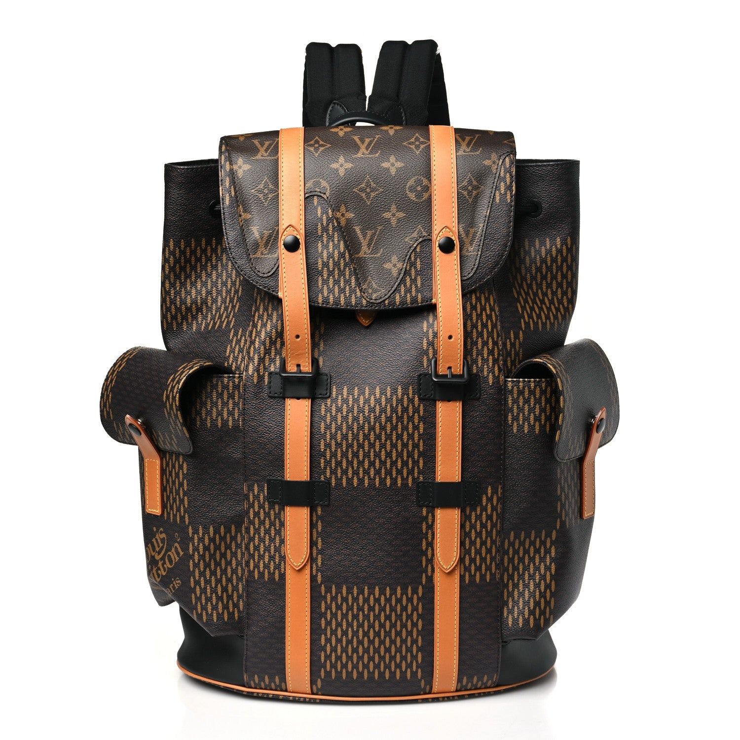 X NIGO Giant Damier Ebene Monogram Christopher PM Backpack