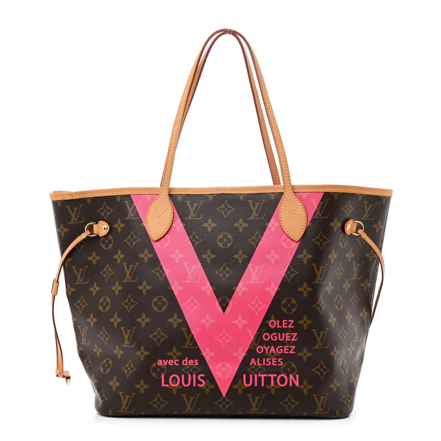 Monogram V Neverfull MM Grenade