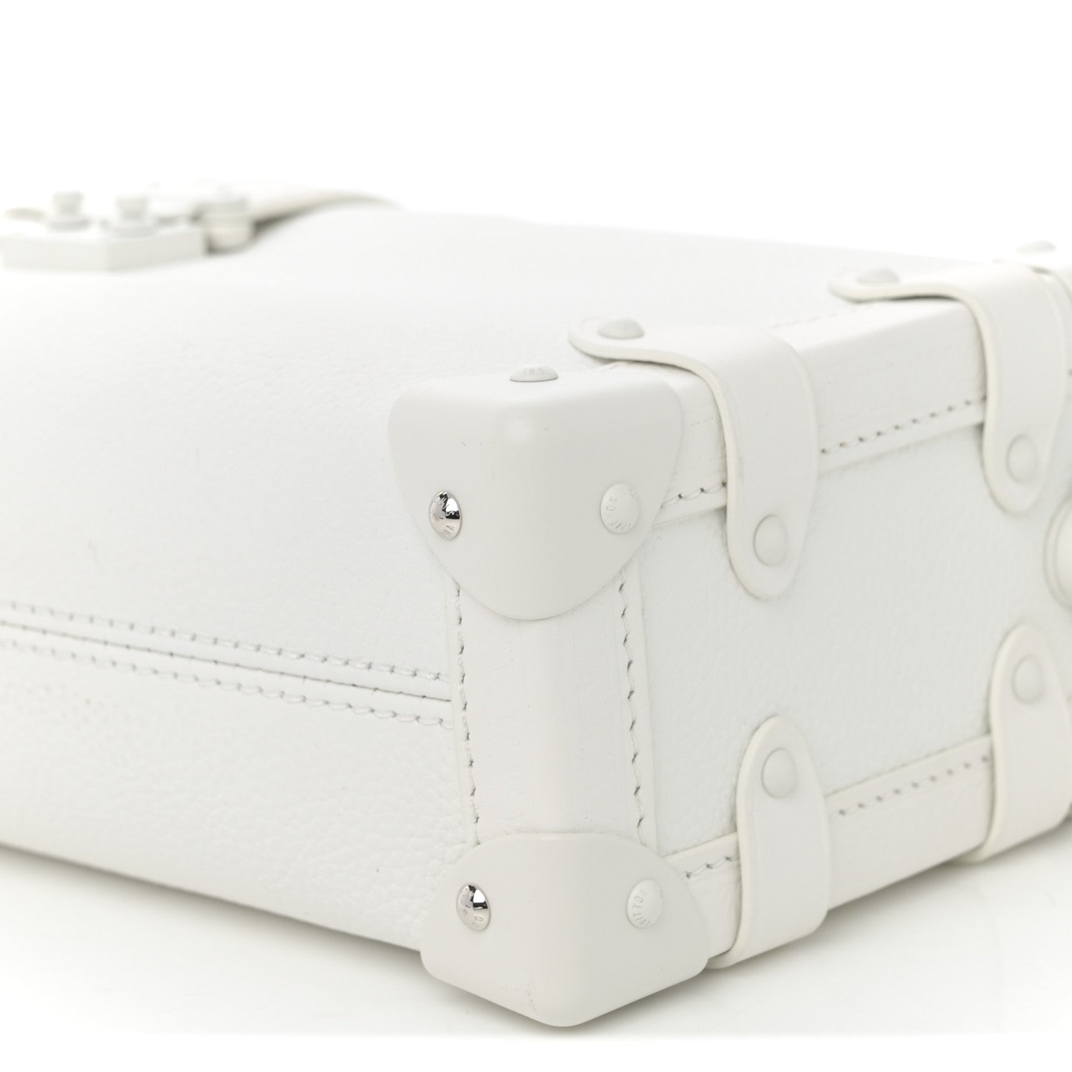 Calfskin Side Trunk PM Off White