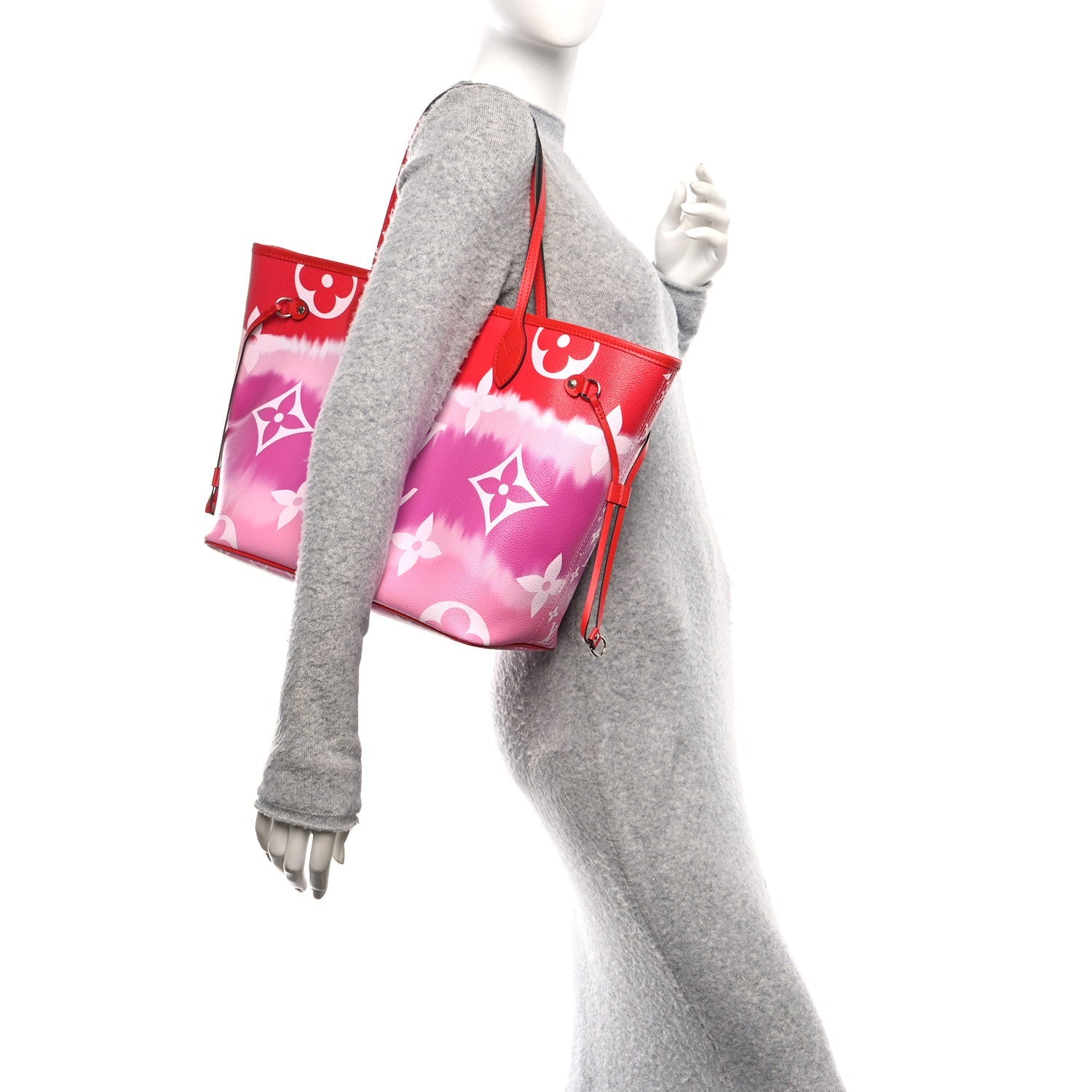 Monogram Escale Neverfull MM Rouge