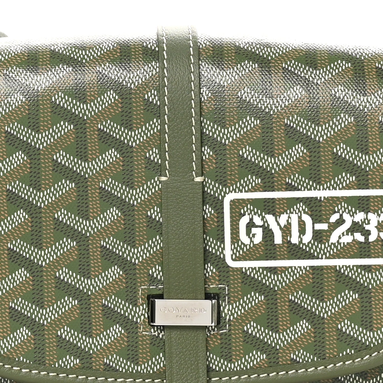 Goyardine Belvedere PM Messenger Bag Kaki