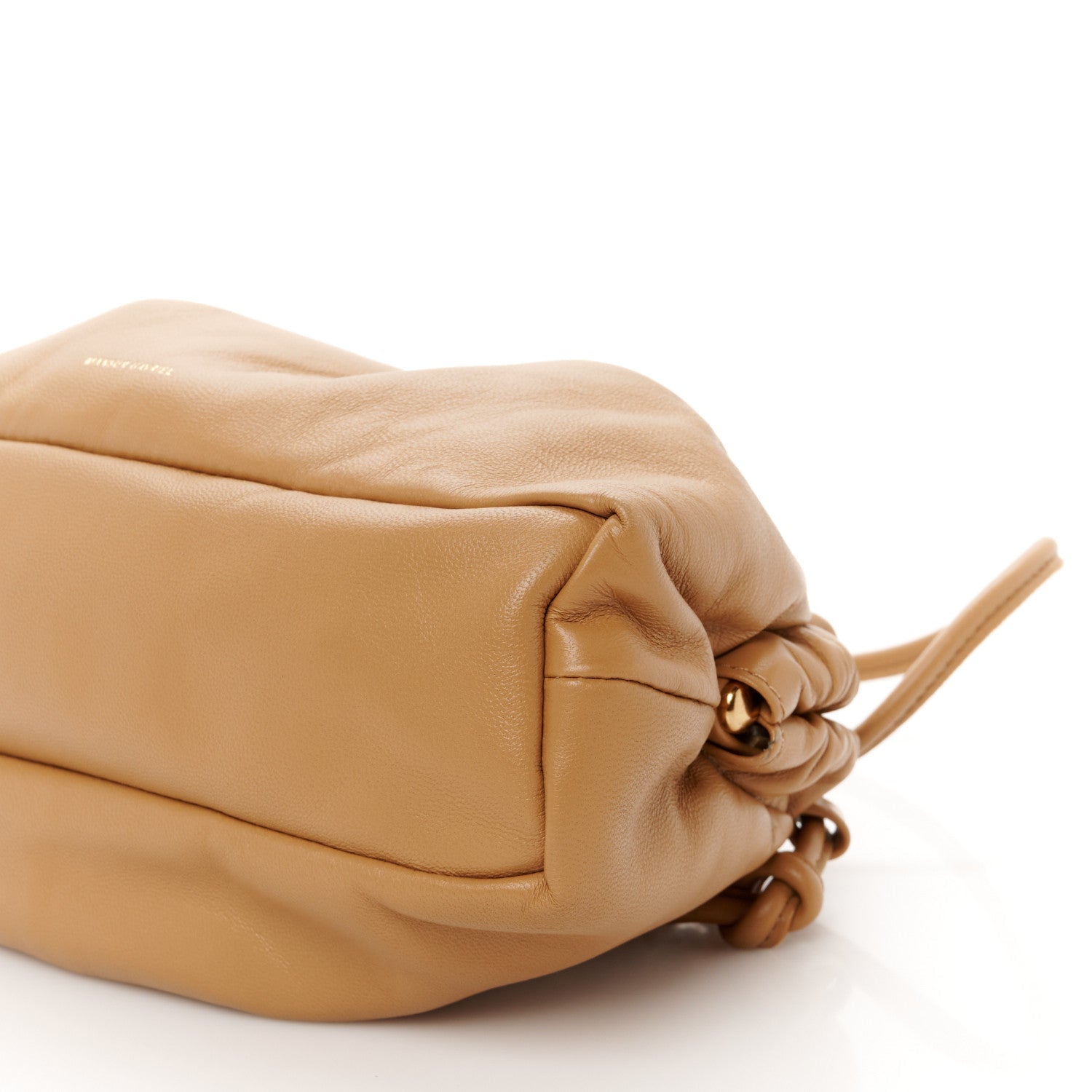 Lambskin Cloud Mini Clutch Caramel